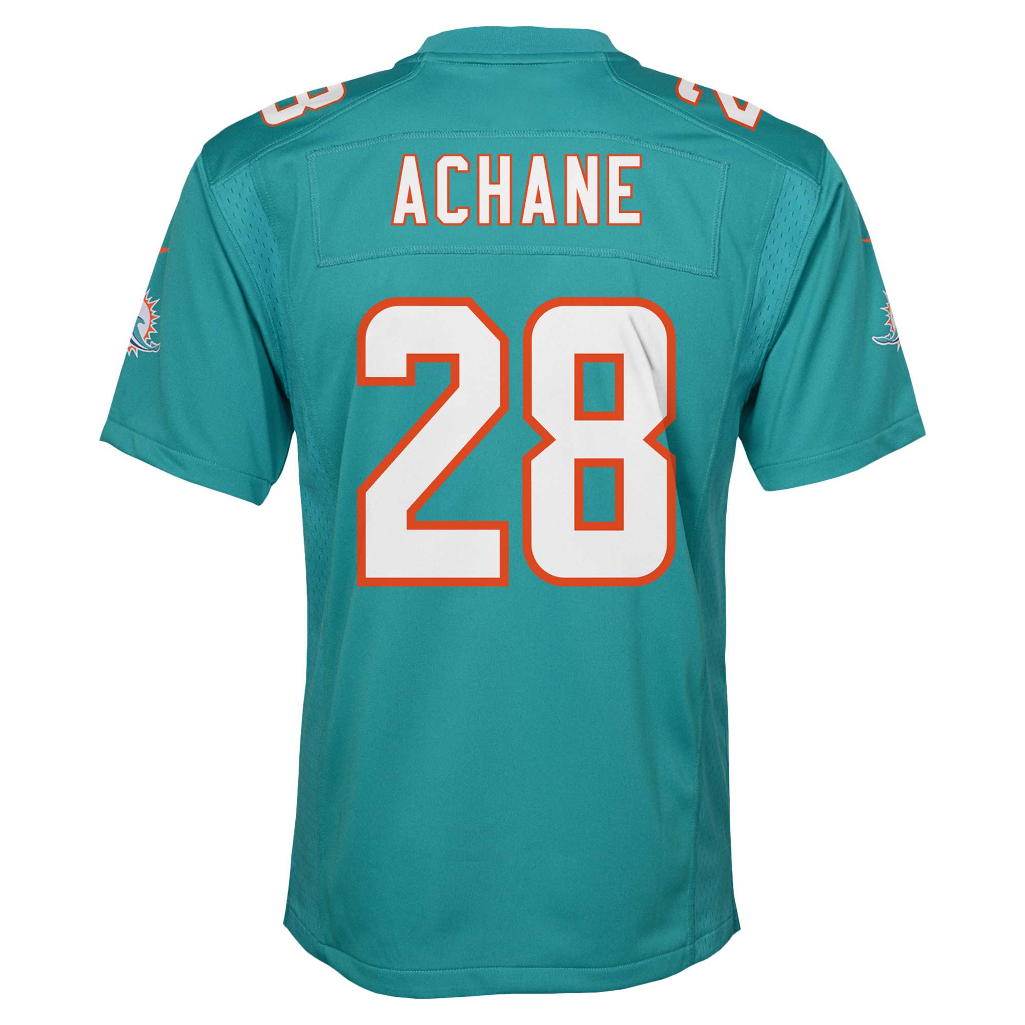 De’Von Achane Miami Dolphins Nike Youth Game Jersey – Aqua Clowdercats