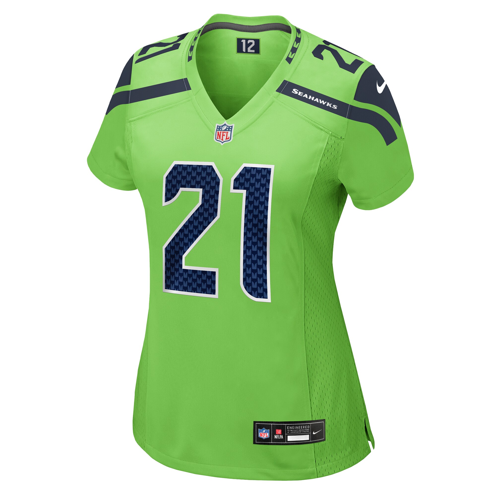 Devon Witherspoon Seattle Seahawks Nike Women’s Alternate 50th Season Game Jersey – Neon Green Clowdercats