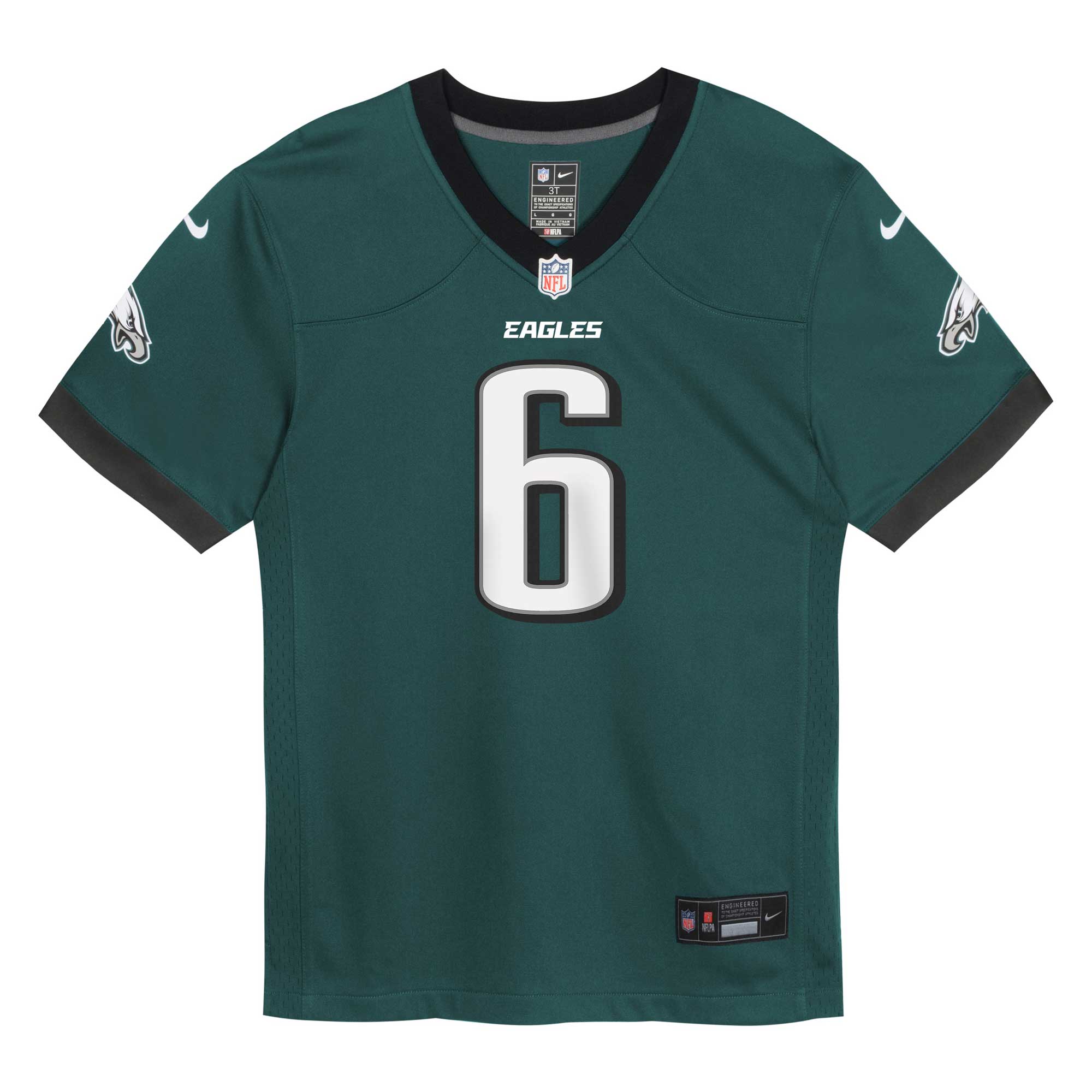 DeVonta Smith Philadelphia Eagles Nike Preschool Game Jersey – Midnight Green Clowdercats