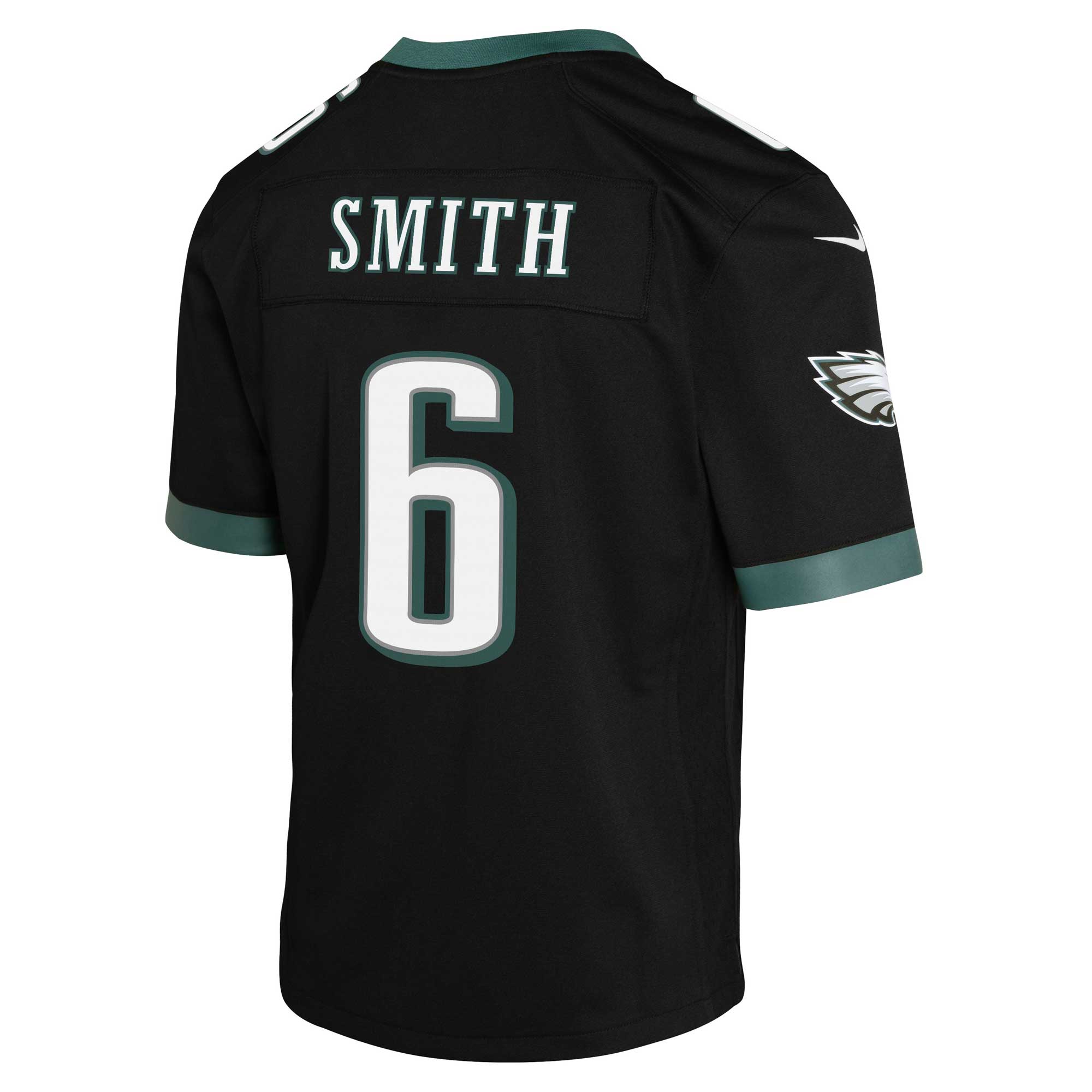 DeVonta Smith Philadelphia Eagles Nike Youth Game Jersey – Black Clowdercats