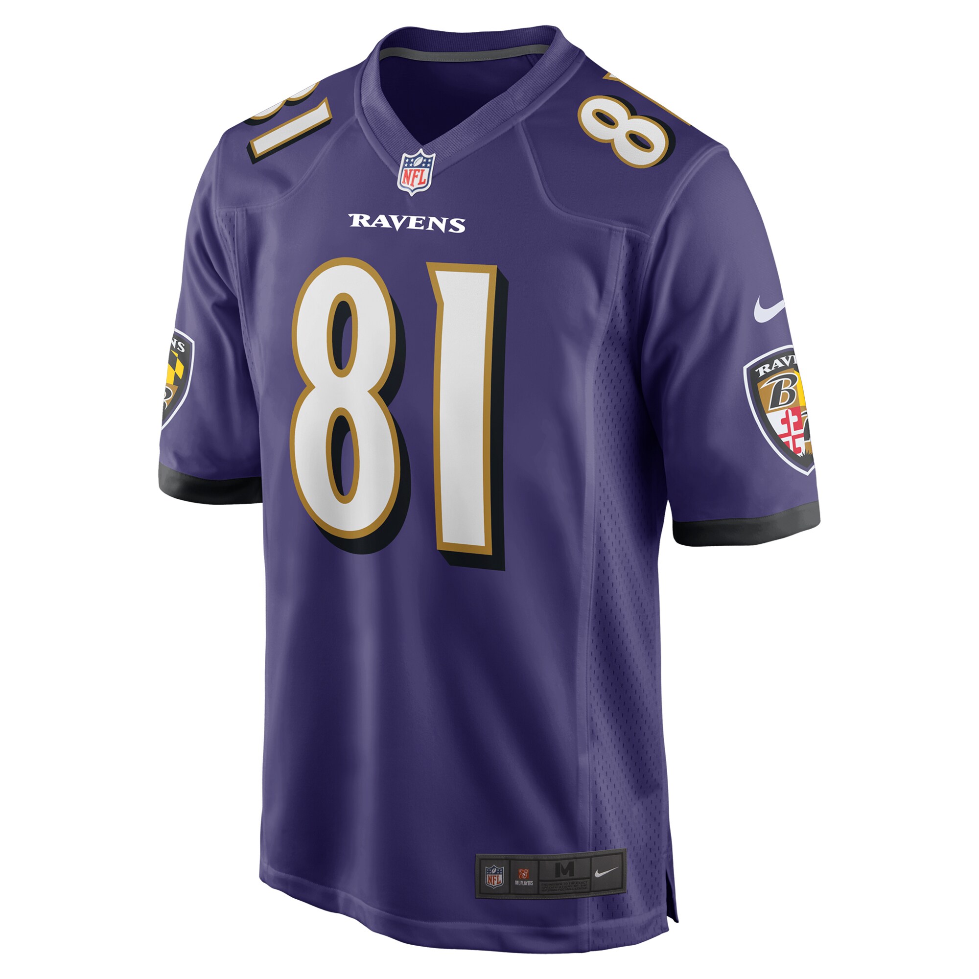 Devontez Walker Baltimore Ravens Nike Team Game Jersey – Purple Clowdercats