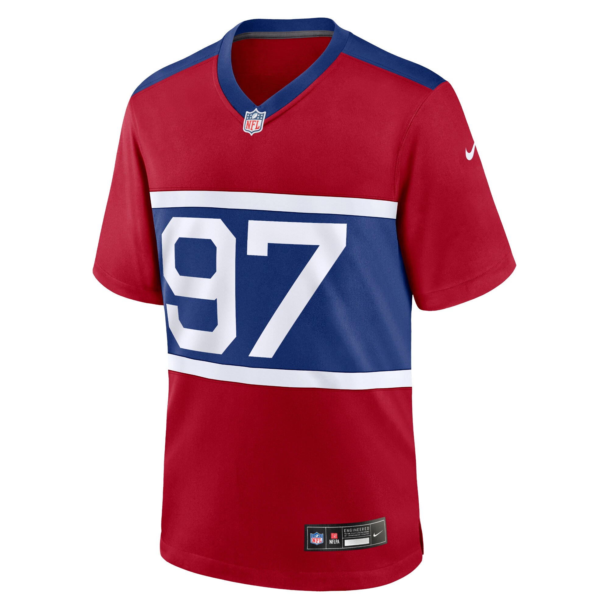 Dexter Lawrence II New York Giants Nike Alternate Player Game Jersey – Century Red Clowdercats