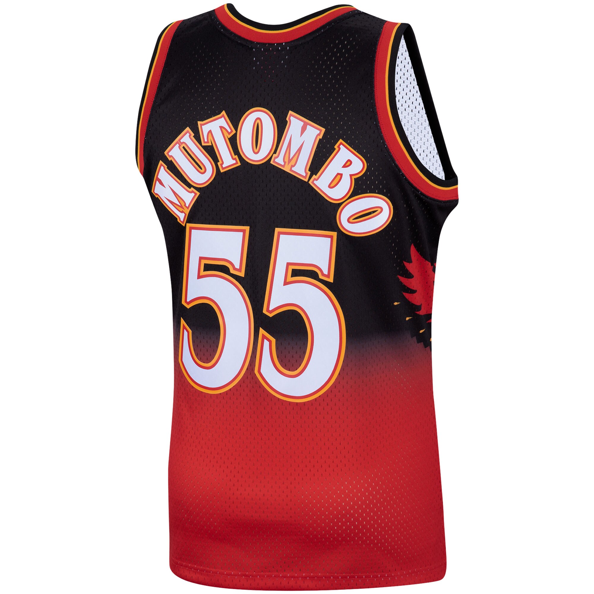 Dikembe Mutombo Atlanta Hawks Mitchell & Ness Hardwood Classics Swingman Jersey – Scarlet Clowdercats
