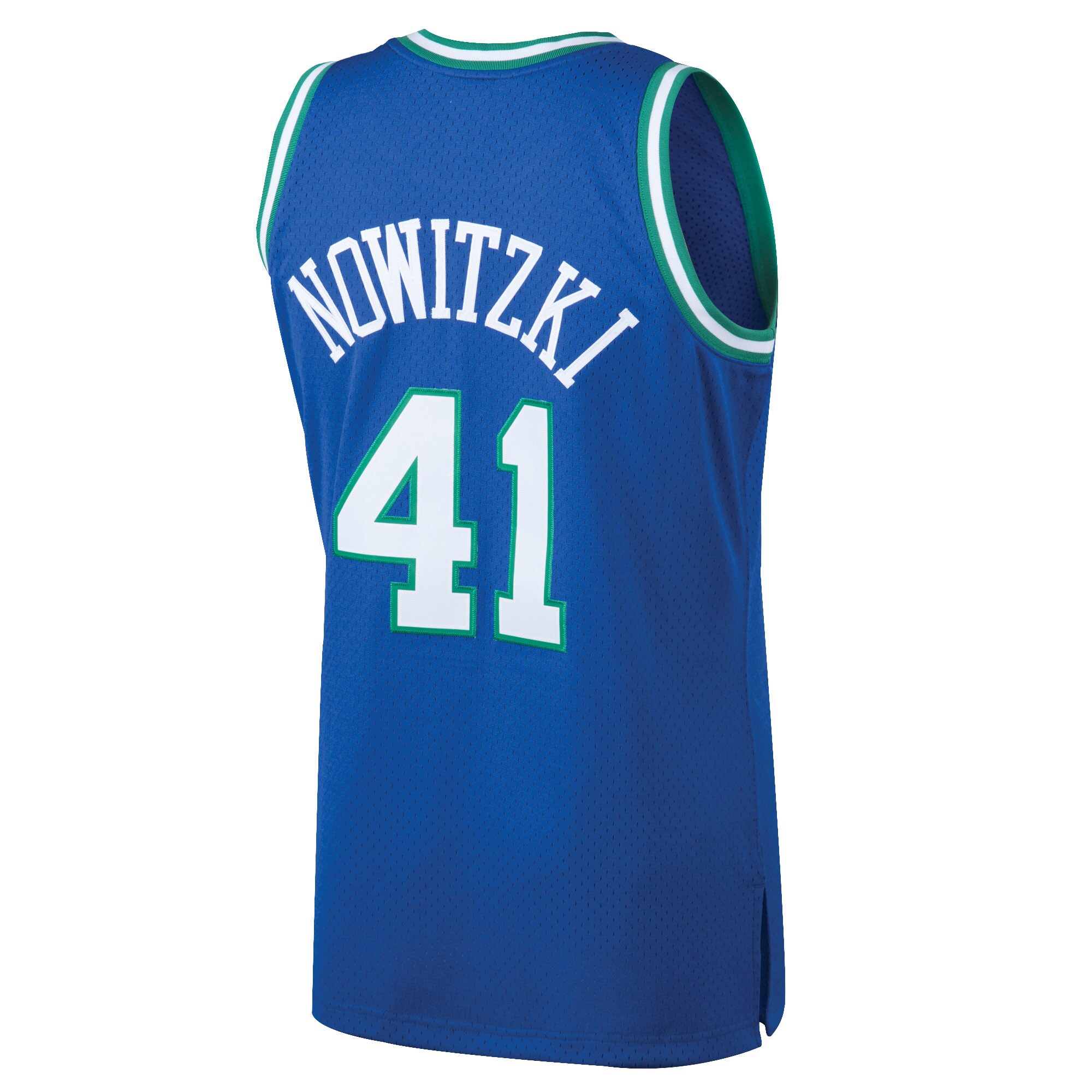 Dirk Nowitzki Dallas Mavericks Mitchell & Ness 1998/99 Hardwood Classics Swingman Jersey – Blue Clowdercats