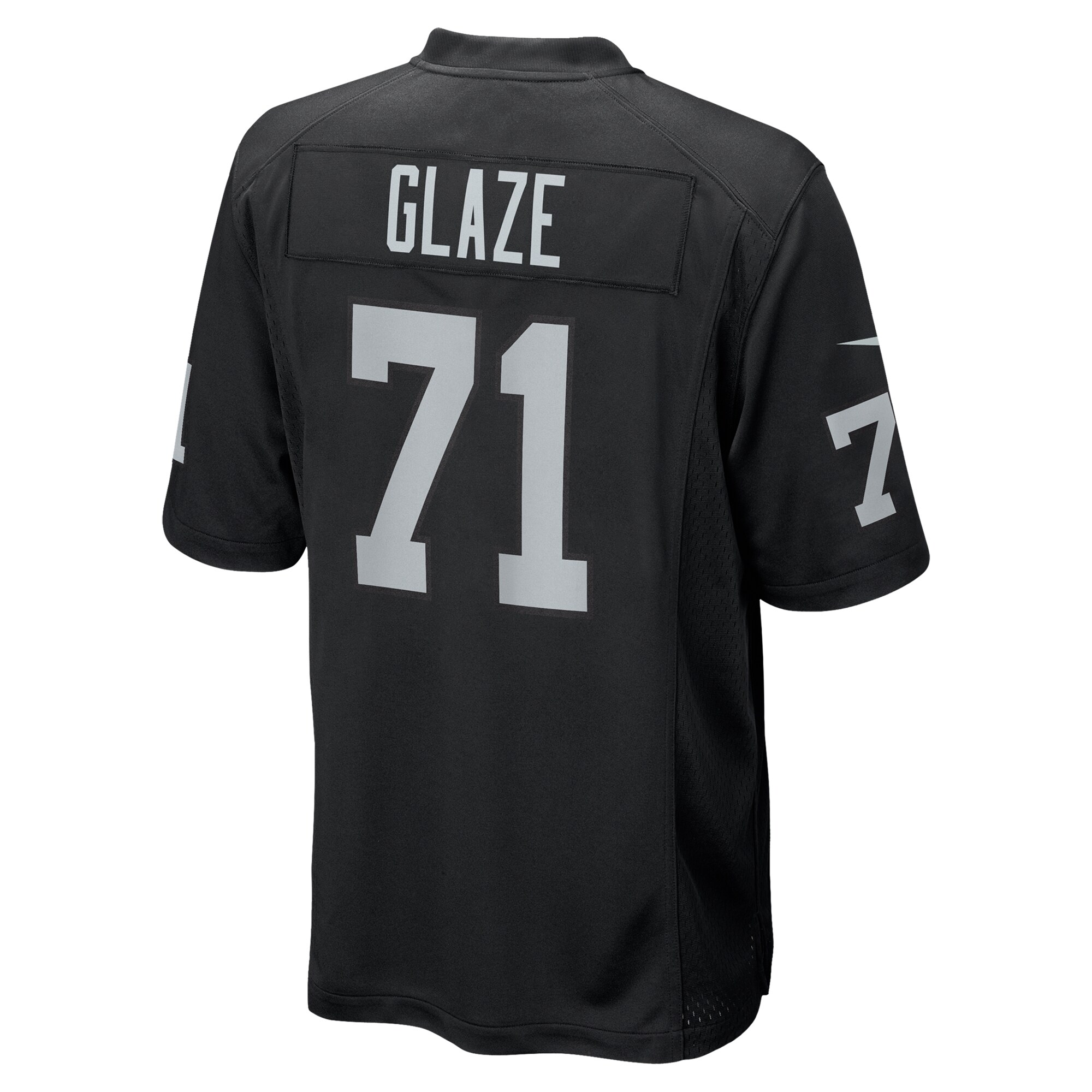 DJ Glaze Las Vegas Raiders Nike Team Game Jersey – Black Clowdercats