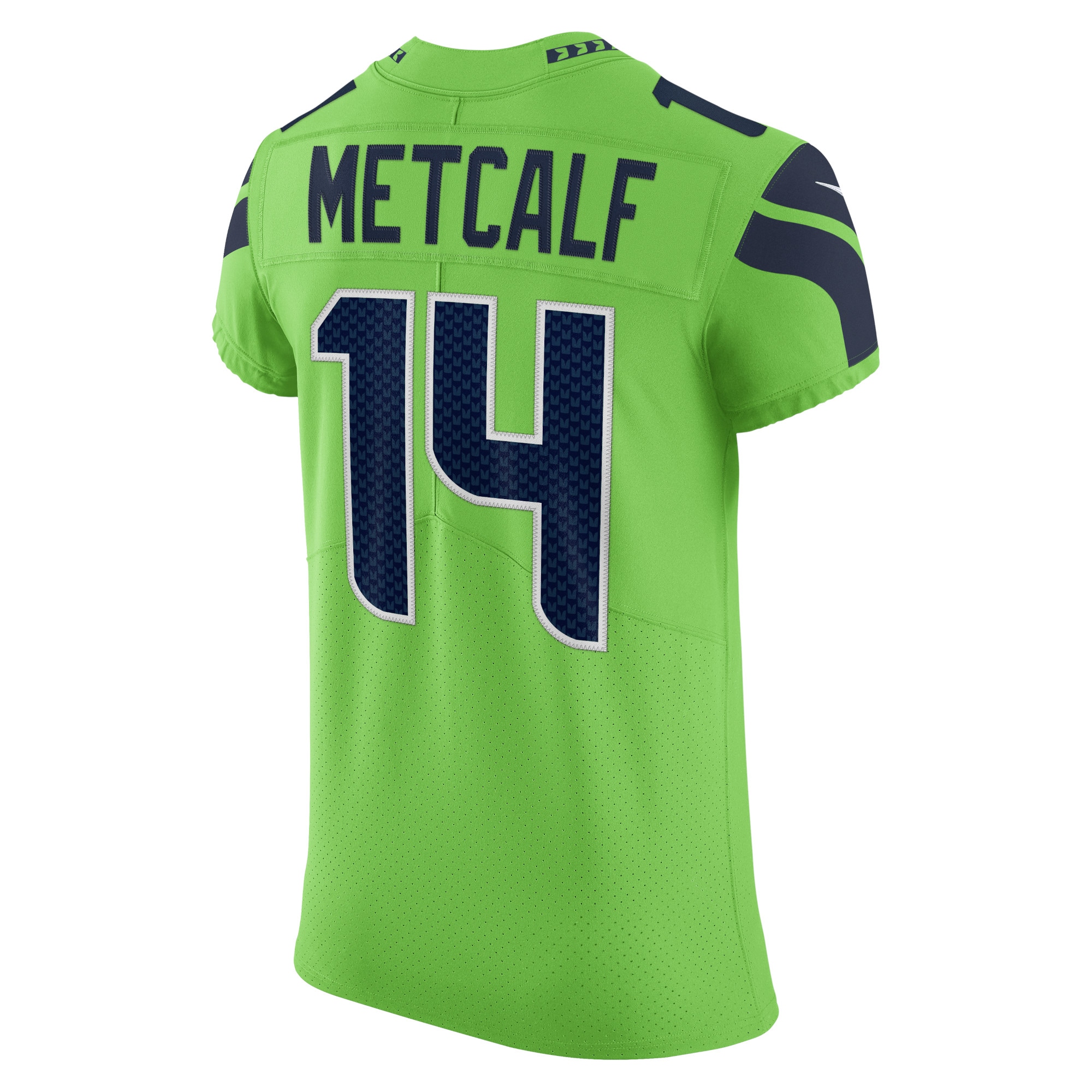 DK Metcalf Seattle Seahawks Nike Alternate Vapor Elite Player Jersey – Neon Green Clowdercats
