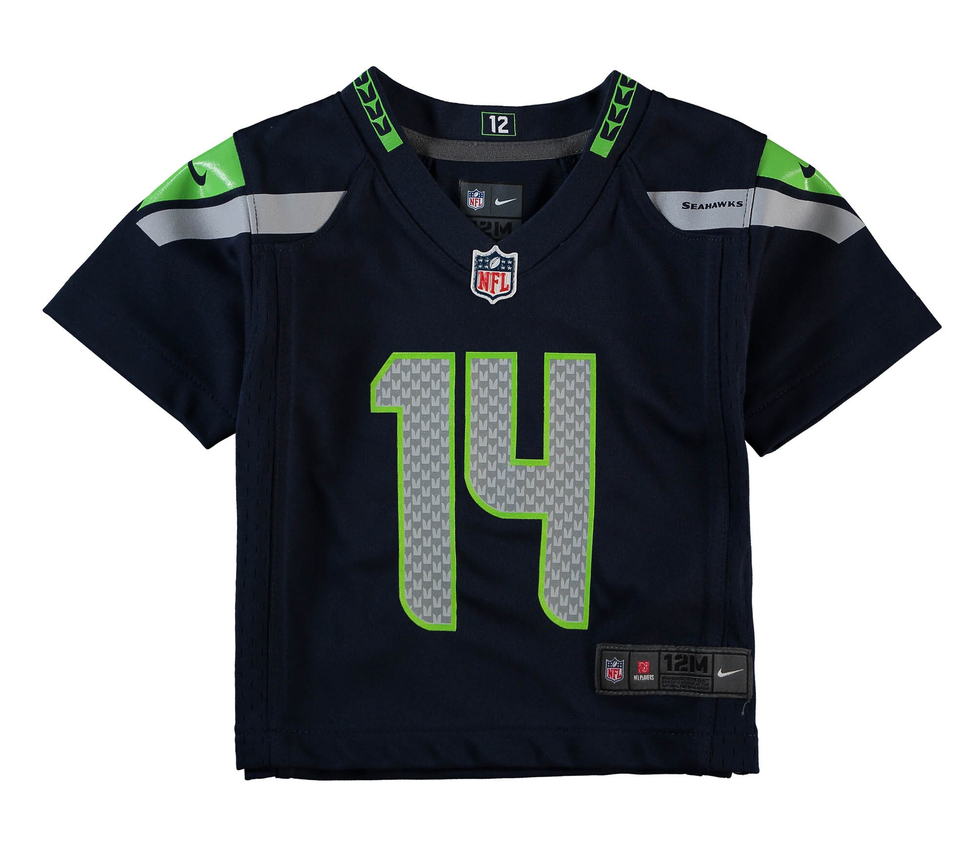 DK Metcalf Seattle Seahawks Nike Infant Game Jersey – College Navy Clowdercats
