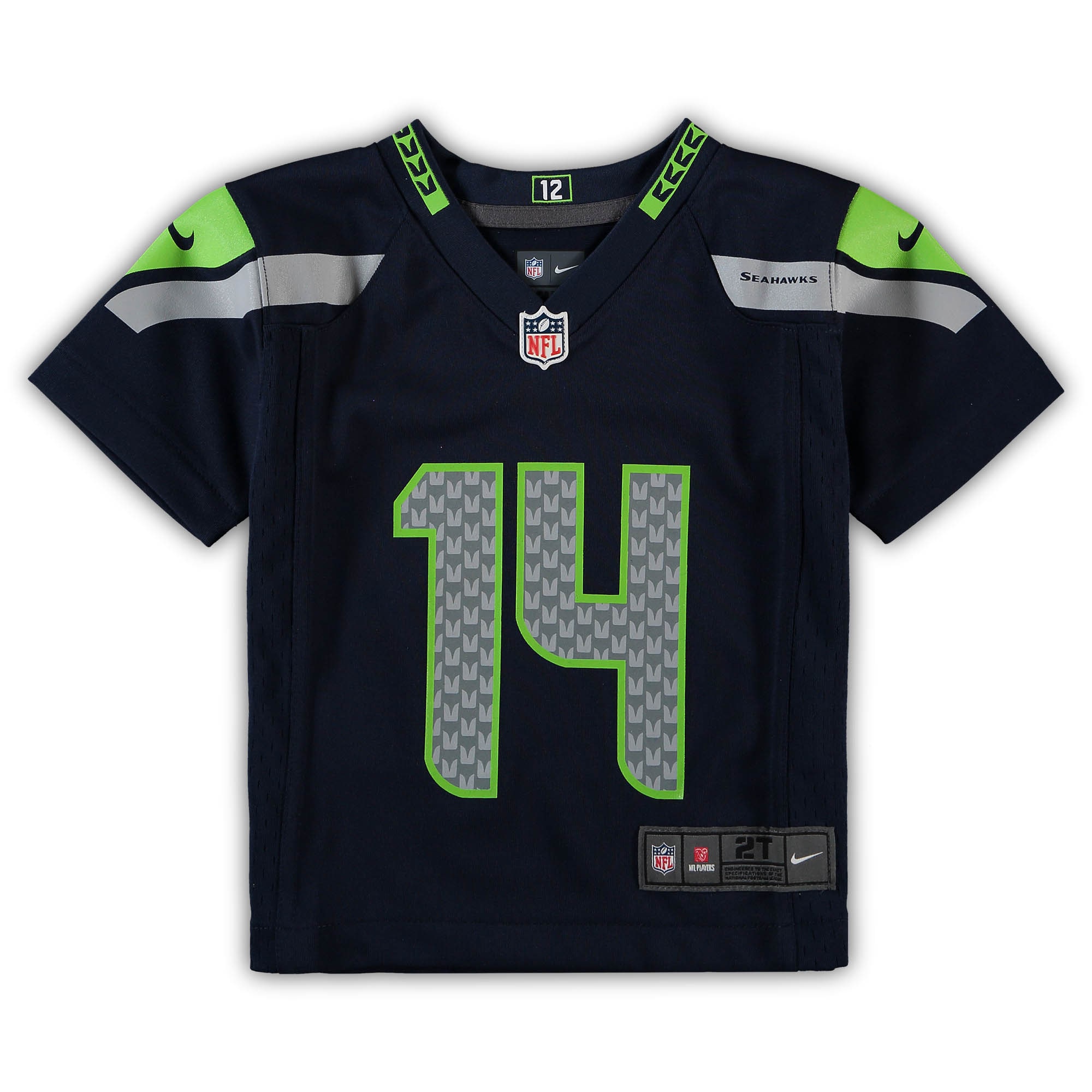 DK Metcalf Seattle Seahawks Nike Toddler Game Jersey – Navy Clowdercats