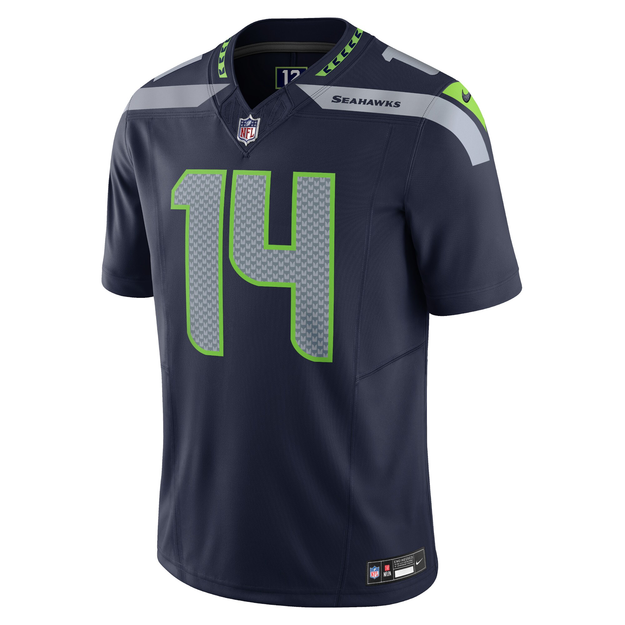 DK Metcalf Seattle Seahawks Nike Vapor F.U.S.E. Limited Jersey – Navy Clowdercats
