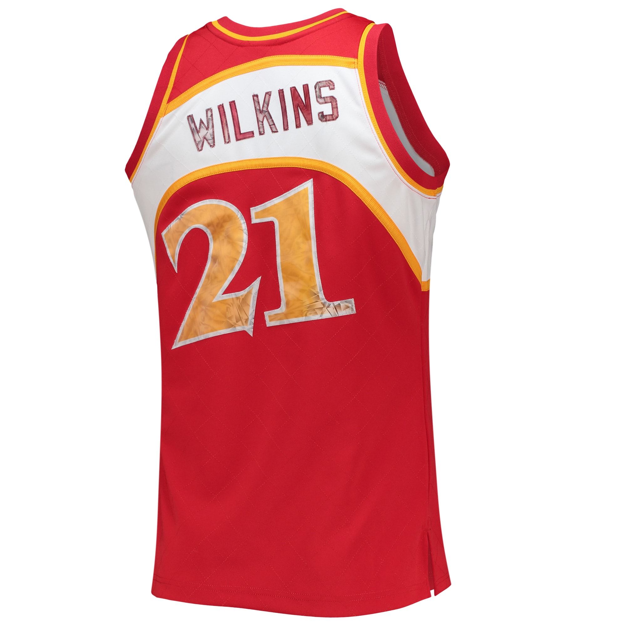 Dominique Wilkins Atlanta Hawks Mitchell & Ness 1986/87 Hardwood Classics NBA 75th Anniversary Diamond Swingman Jersey – Red Clowdercats