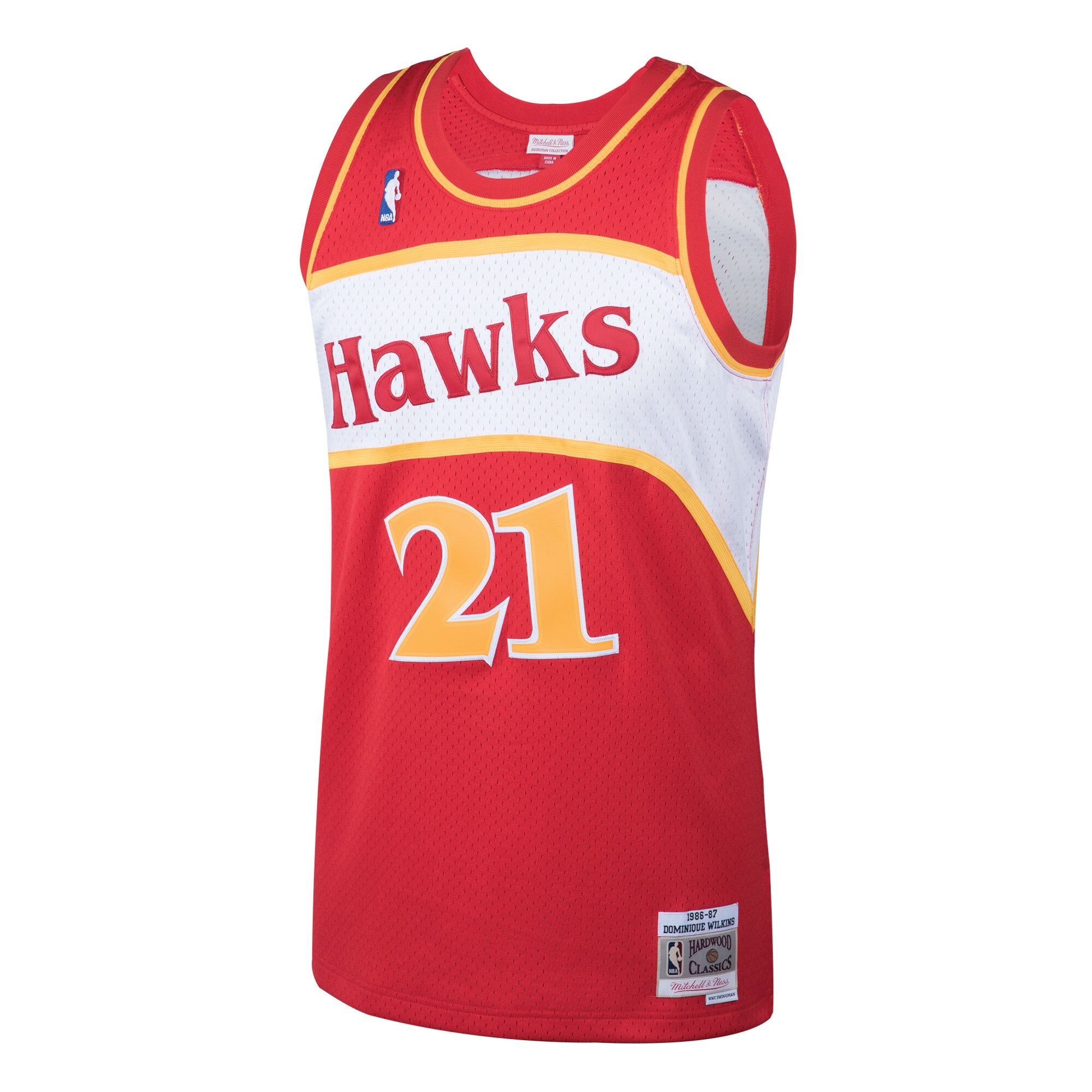 Dominique Wilkins Atlanta Hawks Mitchell & Ness 1986/87 Hardwood Classics Swingman Jersey – Red Clowdercats