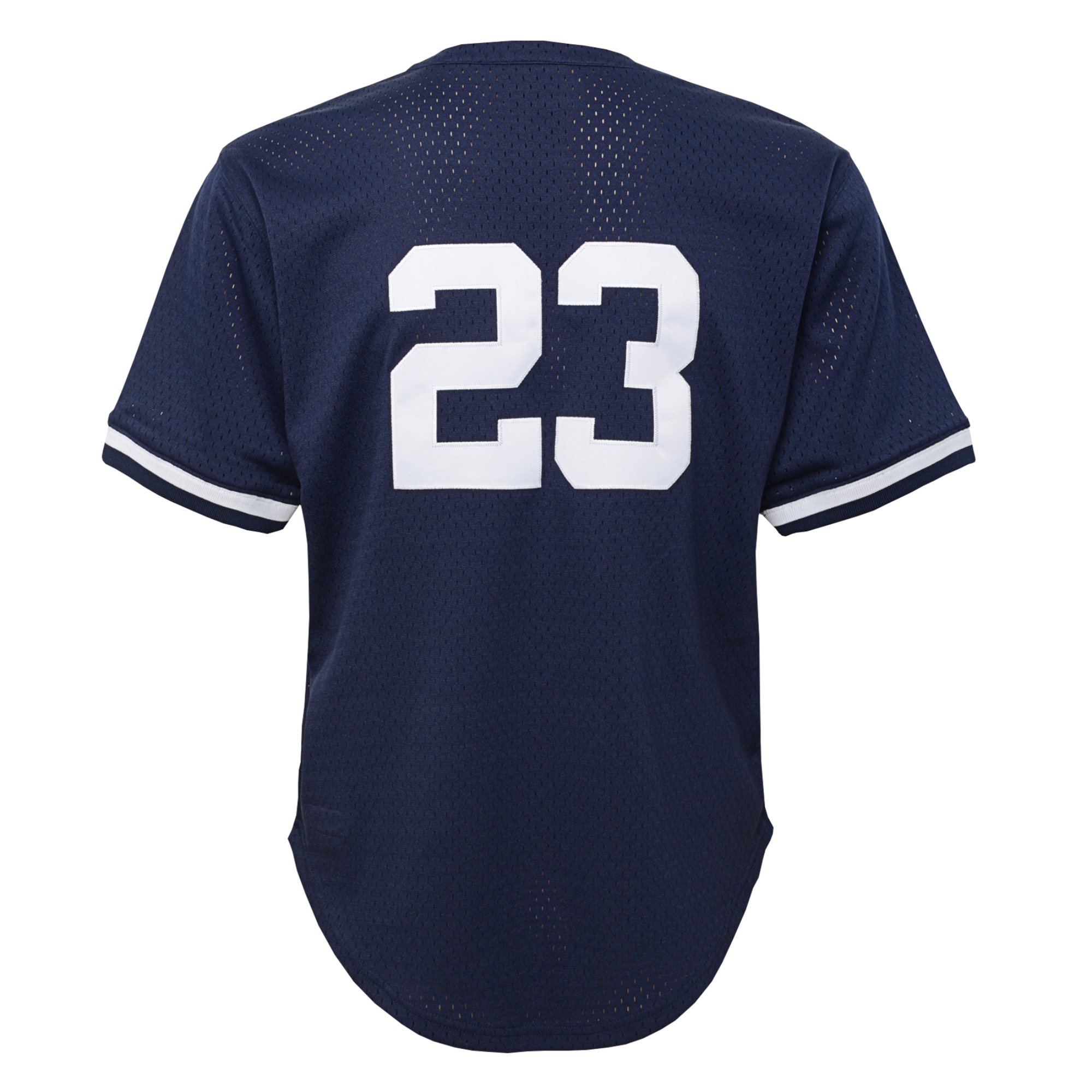 Don Mattingly New York Yankees Mitchell & Ness Youth Cooperstown Collection Mesh Batting Practice Jersey – Navy