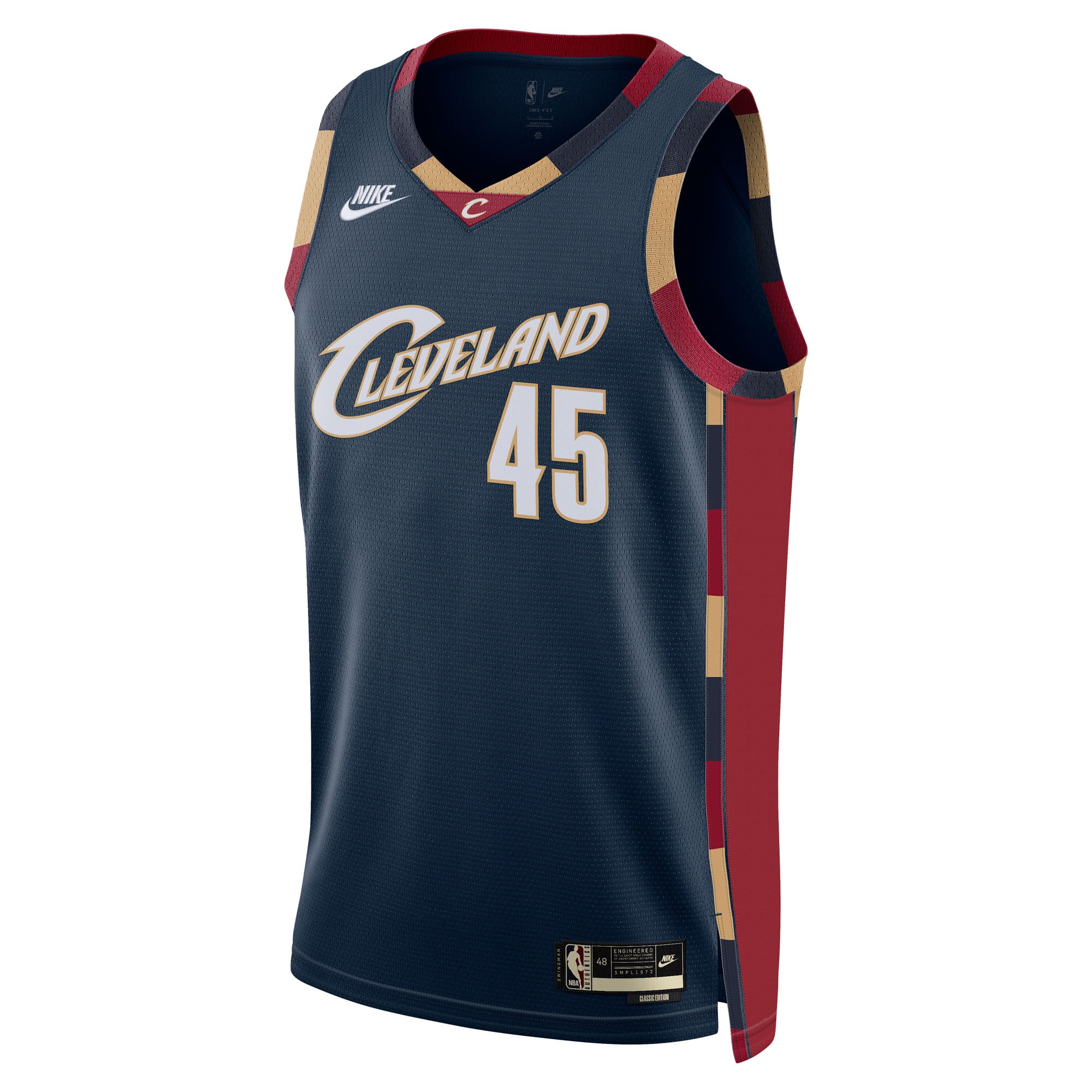 Donovan Mitchell Cleveland Cavaliers Nike Unisex Swingman Jersey – Classic Edition – Navy Clowdercats