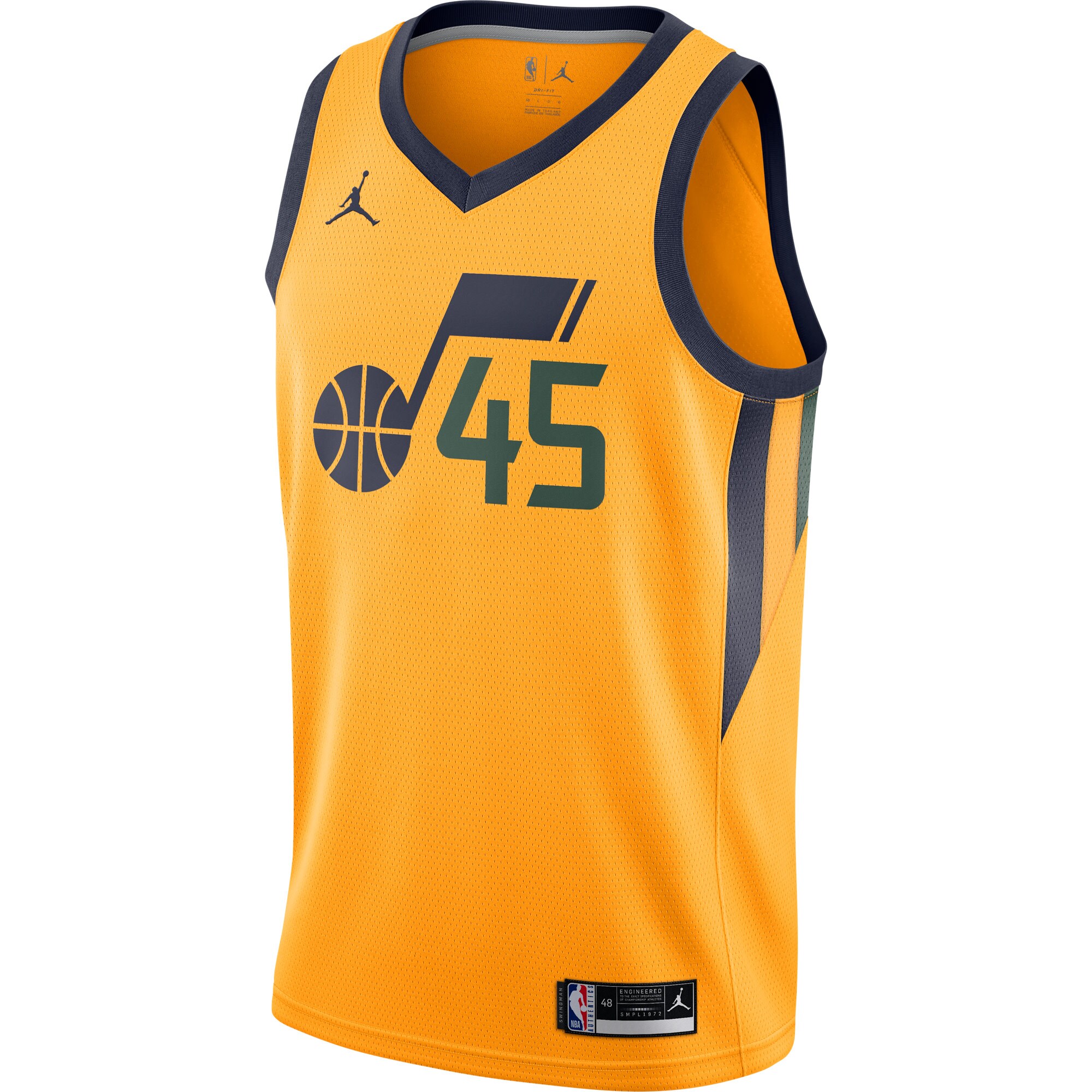 Donovan Mitchell Utah Jazz Jordan Brand 2020/21 Swingman Jersey – Statement Edition – Gold Clowdercats