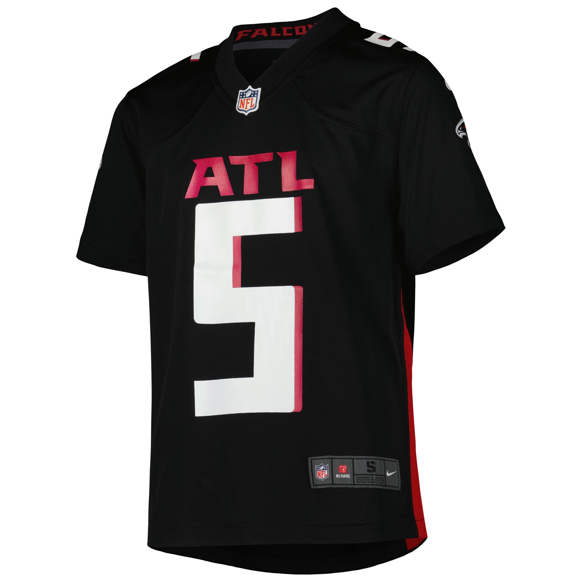 Drake London Atlanta Falcons Nike Youth Game Jersey – Black Clowdercats