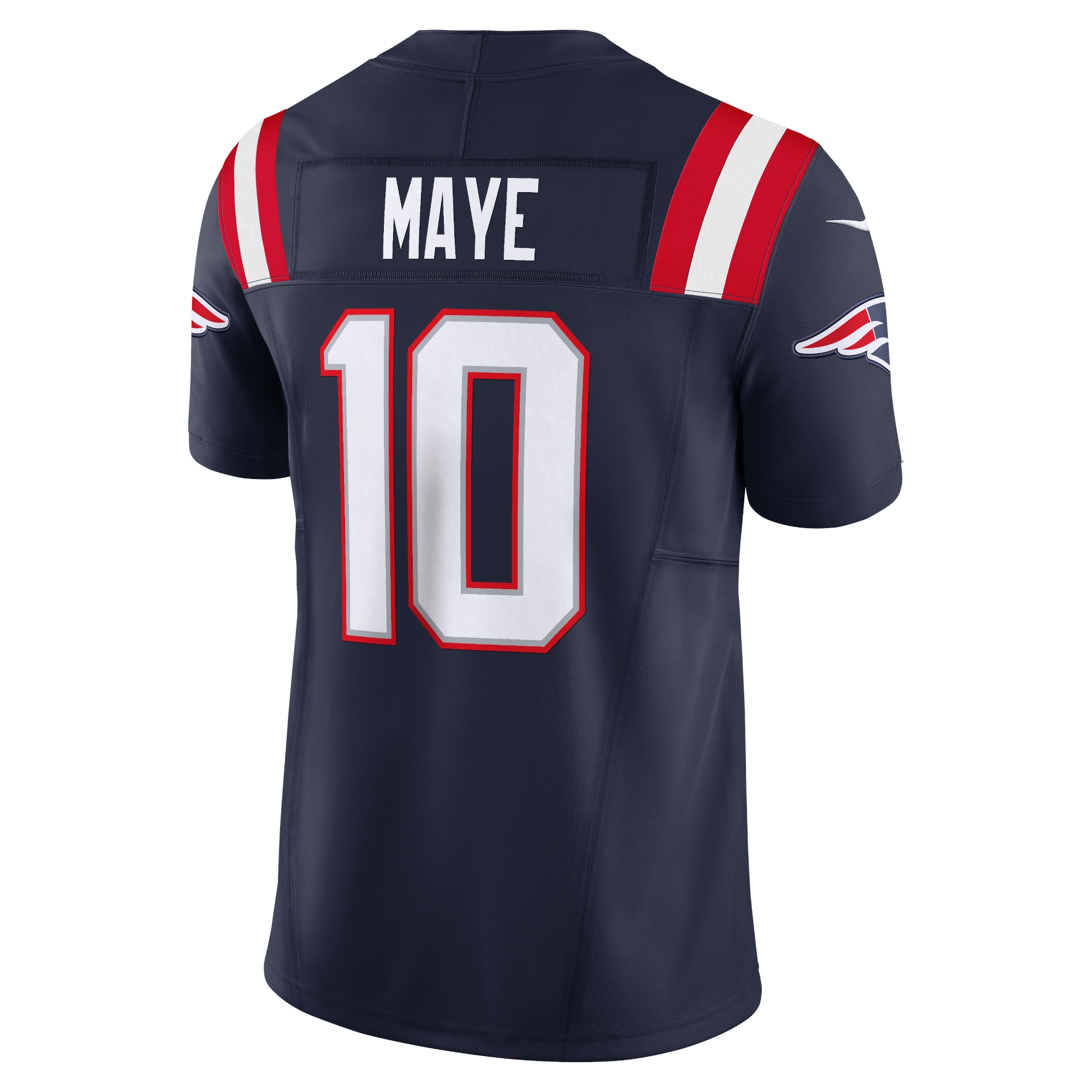 Drake Maye New England Patriots Nike Vapor F.U.S.E. Limited Jersey – Navy Clowdercats