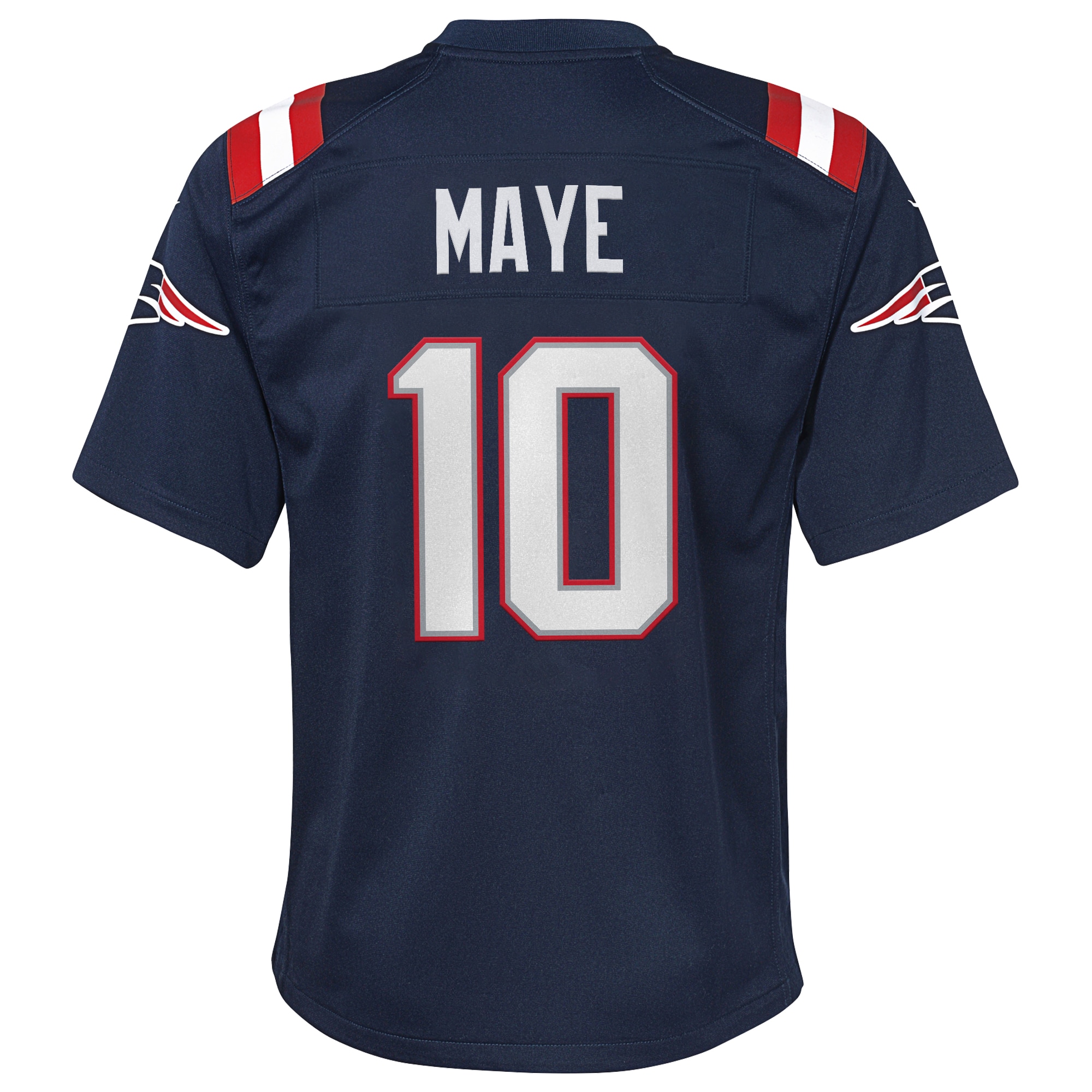 Drake Maye New England Patriots Nike Youth Game Jersey – Navy Clowdercats