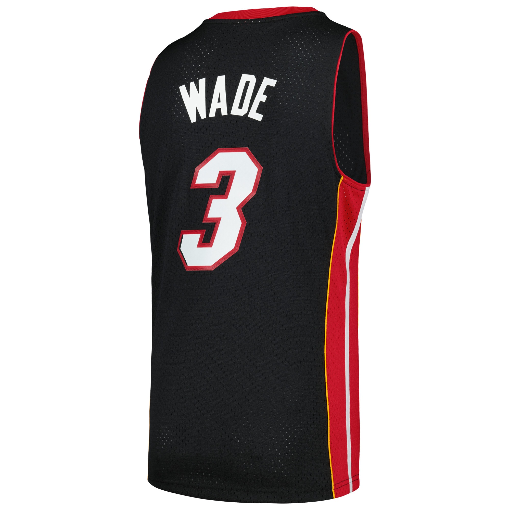 Dwyane Wade Miami Heat Mitchell & Ness 2012/13 Hardwood Classics Swingman Jersey – Black Clowdercats