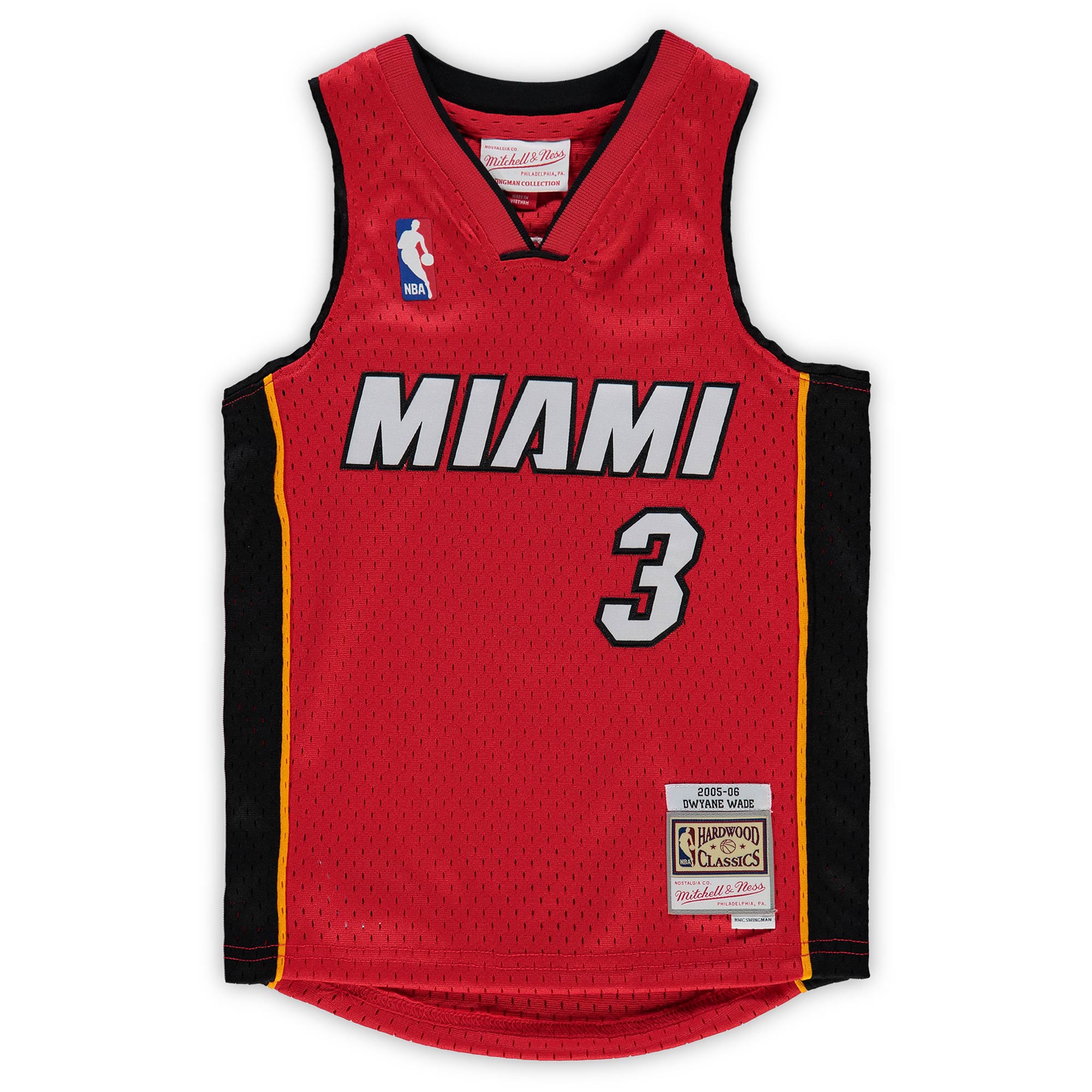 Dwyane Wade Miami Heat Mitchell & Ness Preschool 2005-06 Hardwood Classics Player Jersey – Red Clowdercats