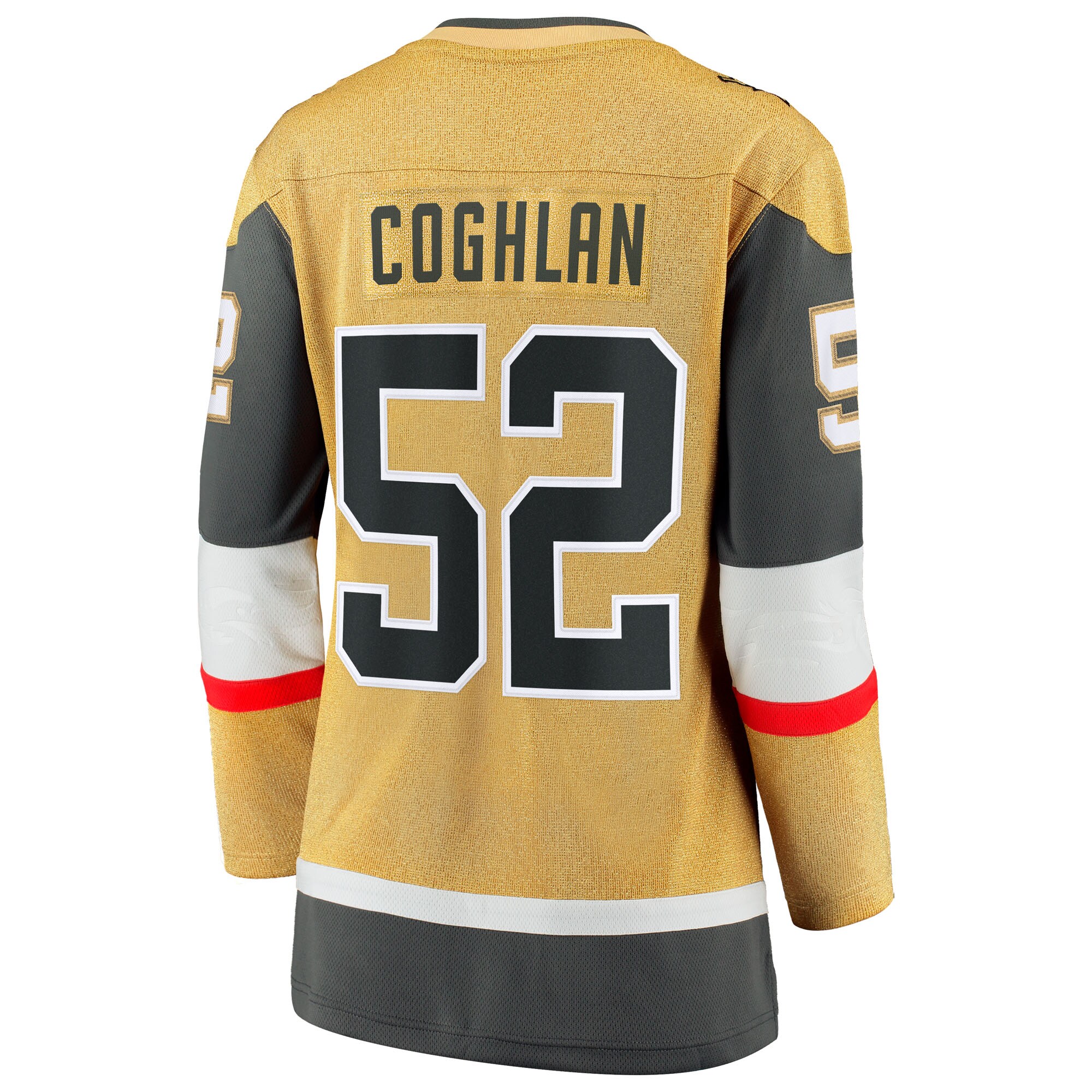 Dylan Coghlan Vegas Golden Knights Fanatics Women’s Home Breakaway Jersey – Gold Clowdercats