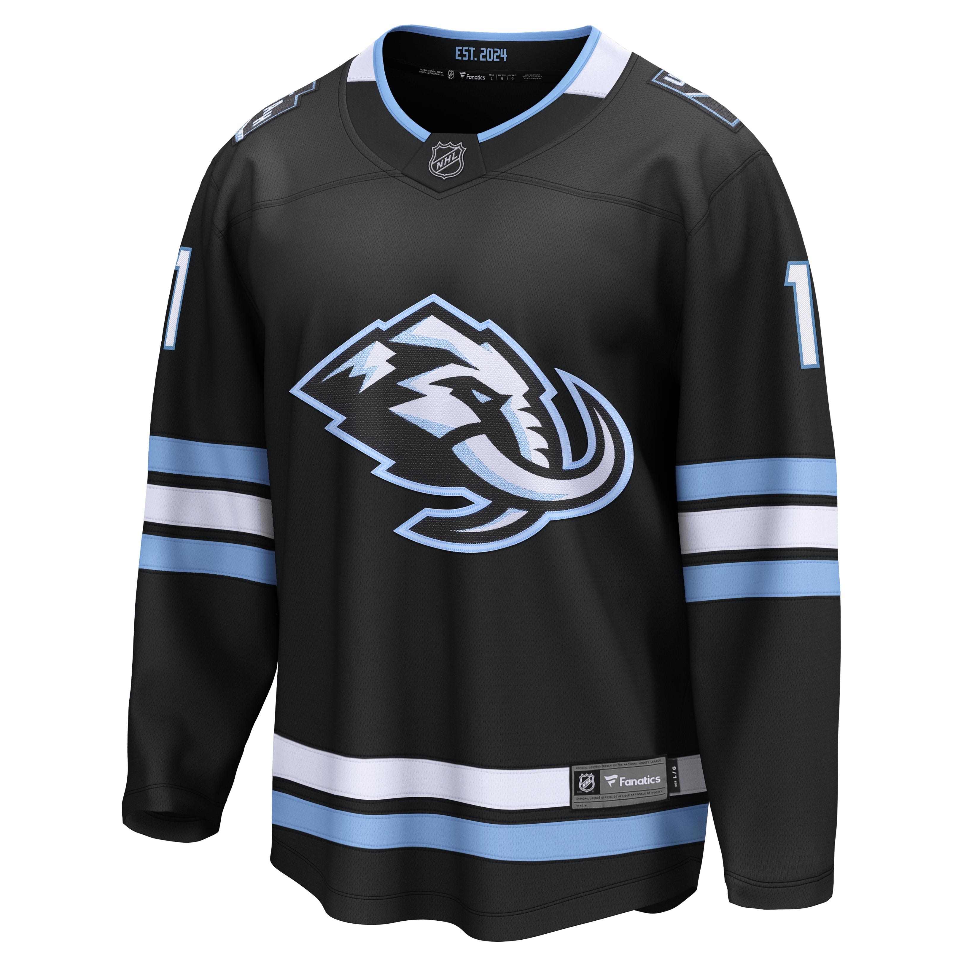 Dylan Guenther Utah Mammoth Fanatics Home Breakaway Player Jersey – Black Clowdercats