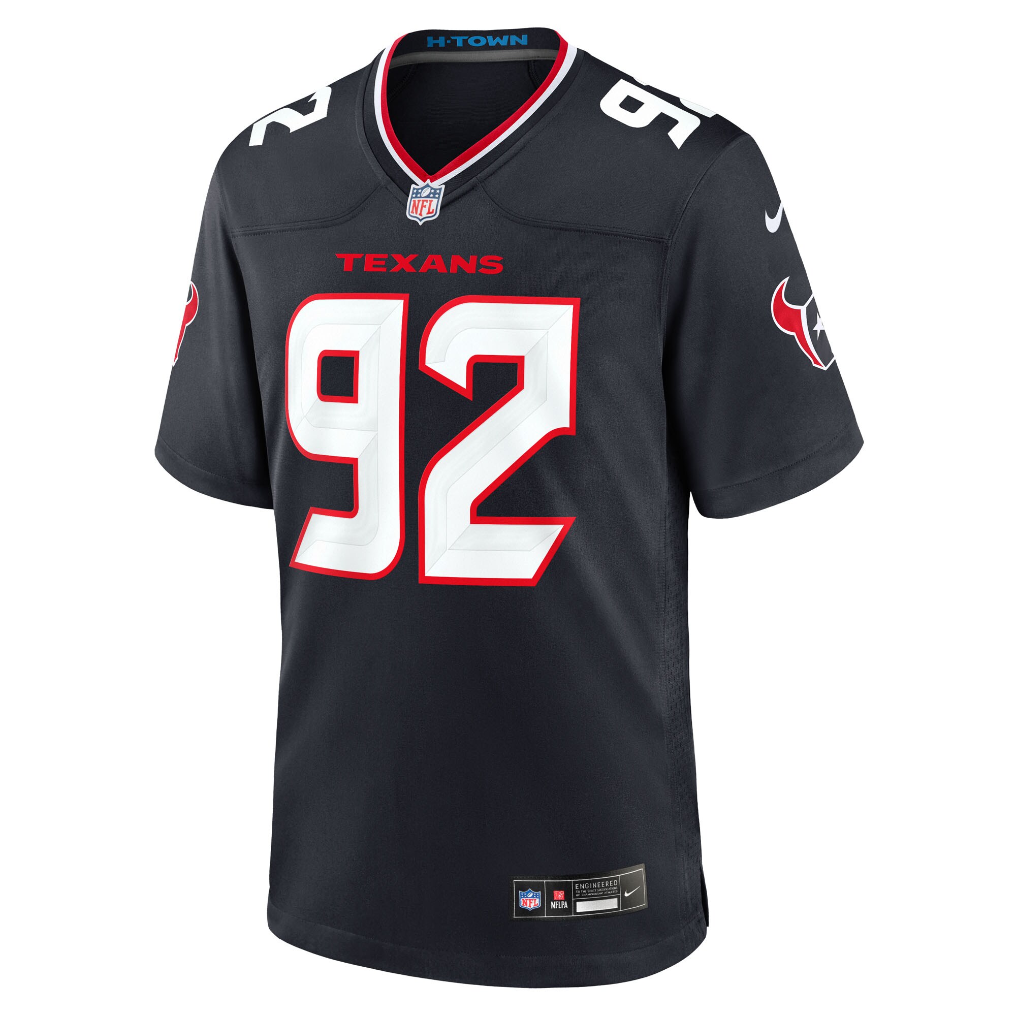 Dylan Horton Houston Texans Nike Team Game Jersey – Navy Clowdercats
