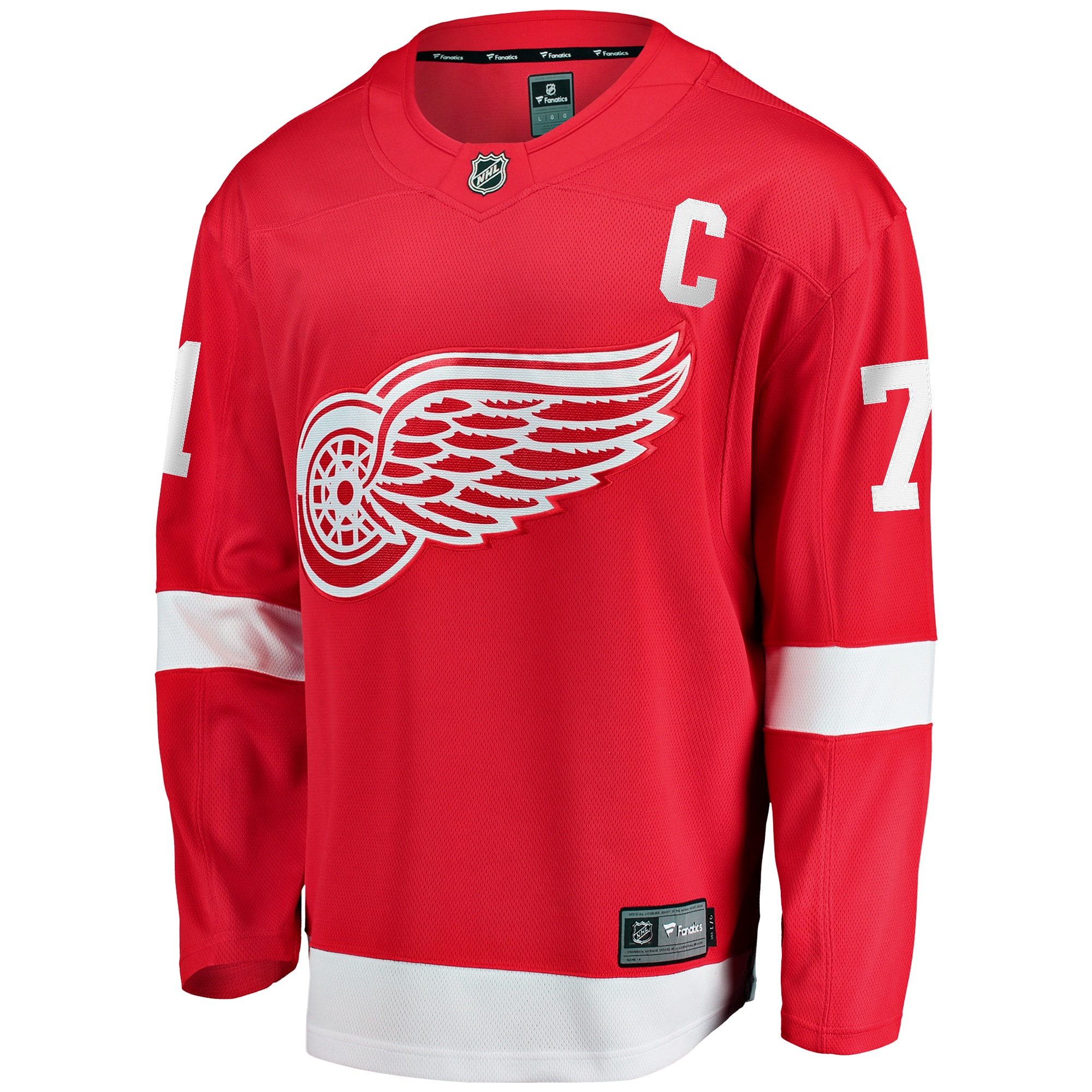 Dylan Larkin Detroit Red Wings Fanatics Branded Captain Home Breakaway Jersey – Red Clowdercats