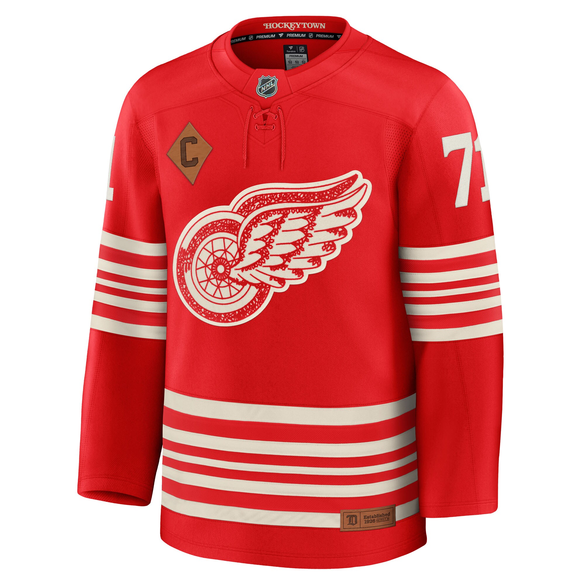 Dylan Larkin Detroit Red Wings Fanatics Centennial Premium Player Jersey – Red Clowdercats