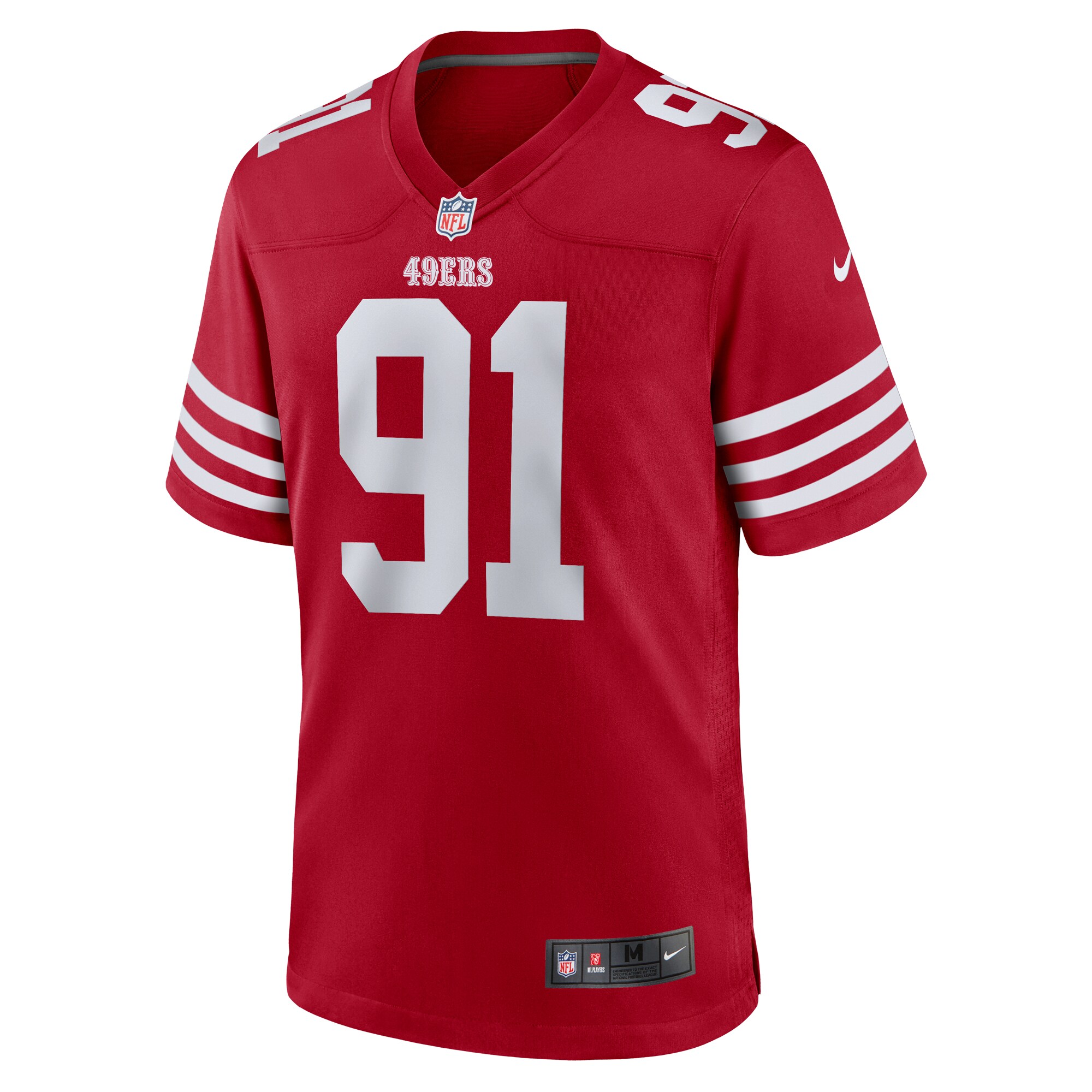 Earnest Brown IV San Francisco 49ers Nike Team Game Jersey – Scarlet Clowdercats