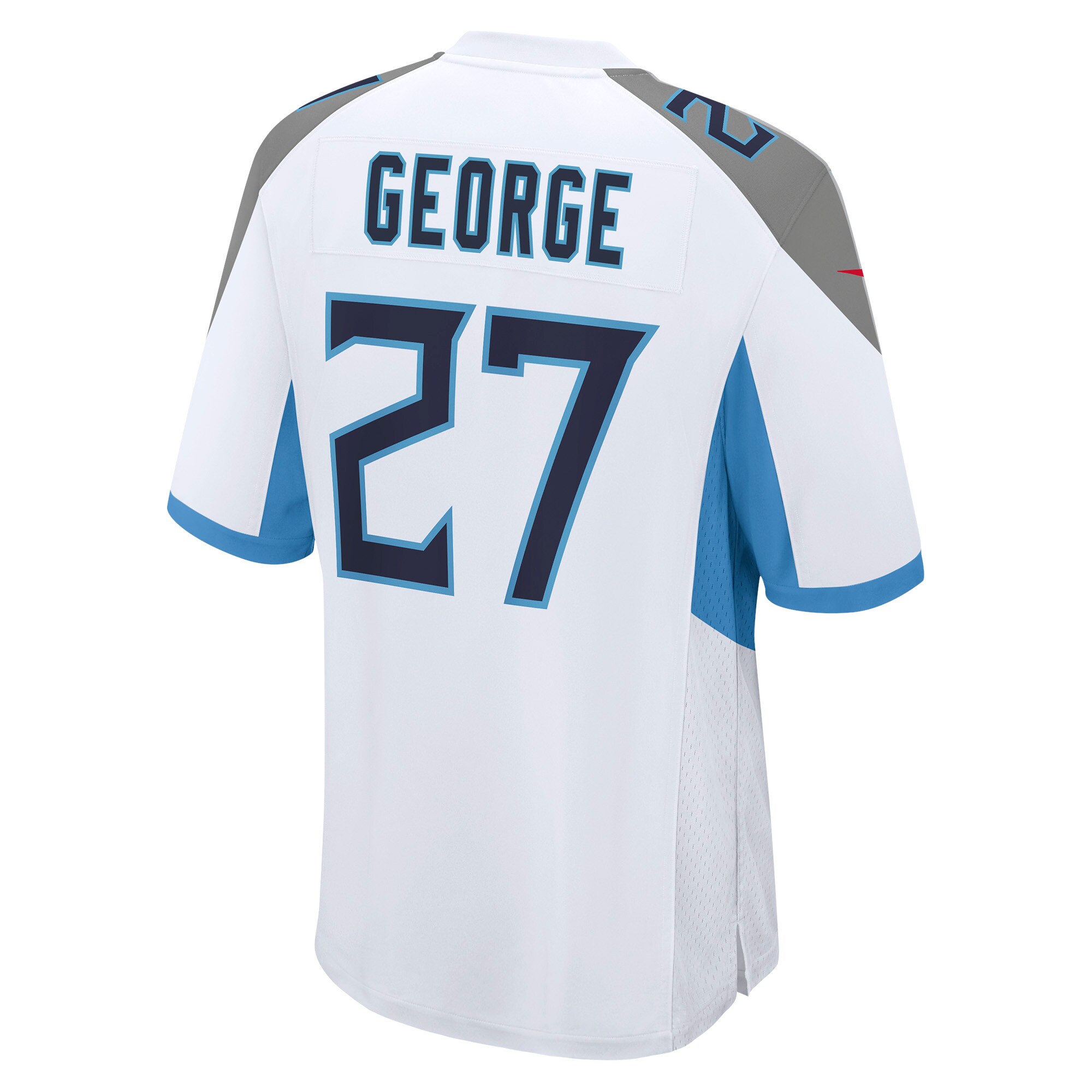 Eddie George Tennessee Titans Nike Retired Player Game Jersey – White Clowdercats
