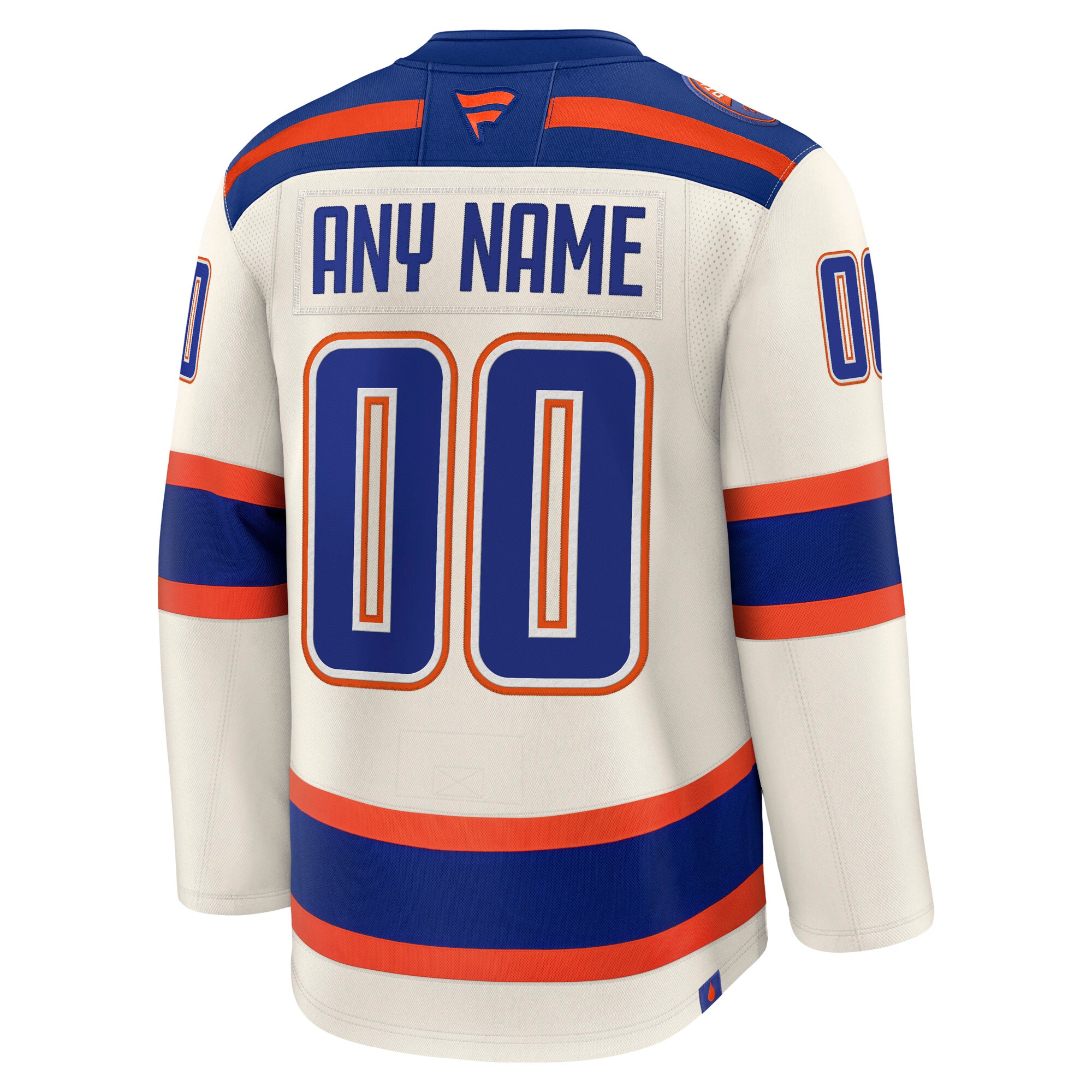 Edmonton Oilers Fanatics Alternate Premium Custom Jersey – Light Beige Clowdercats