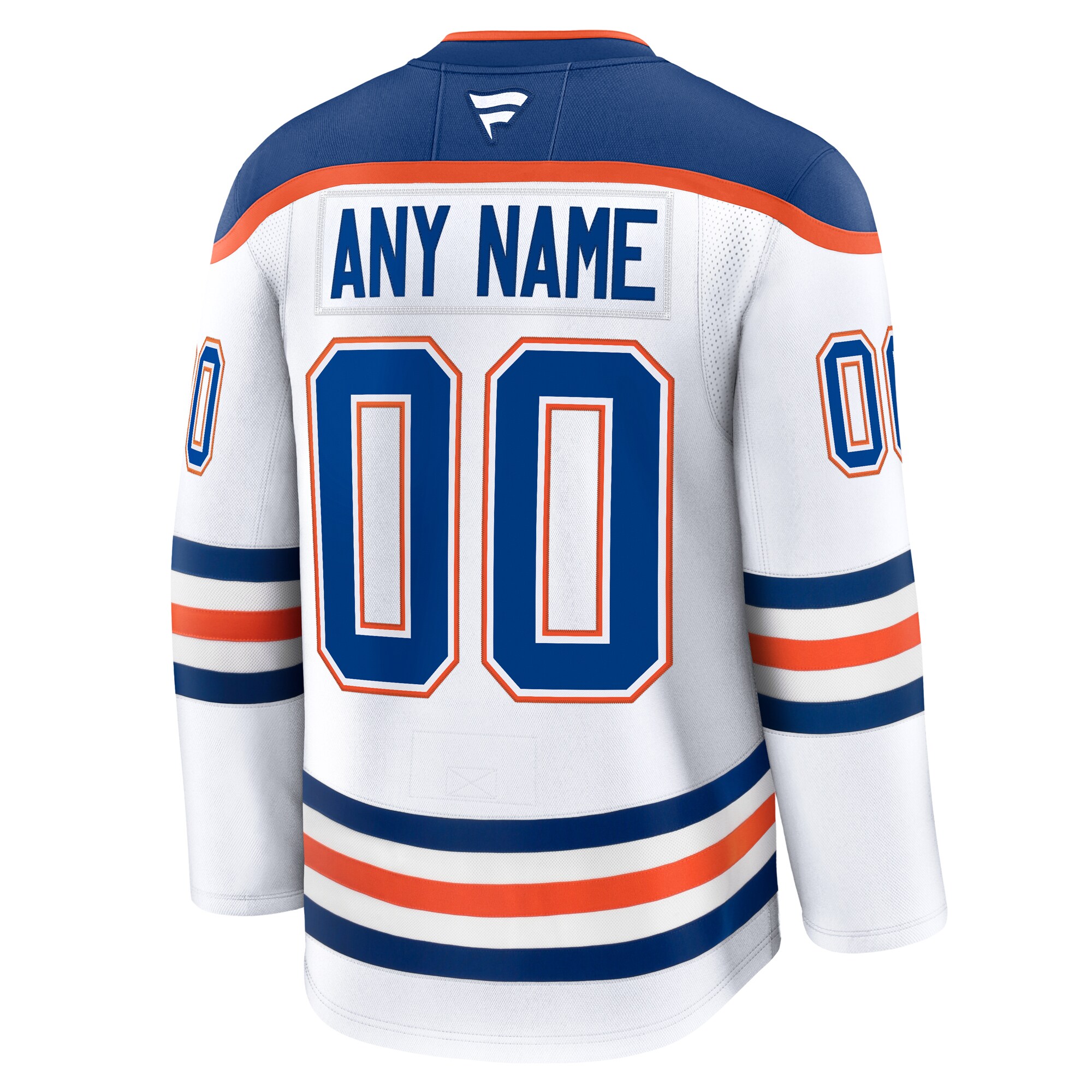 Edmonton Oilers Fanatics Away Premium Custom Jersey – White Clowdercats