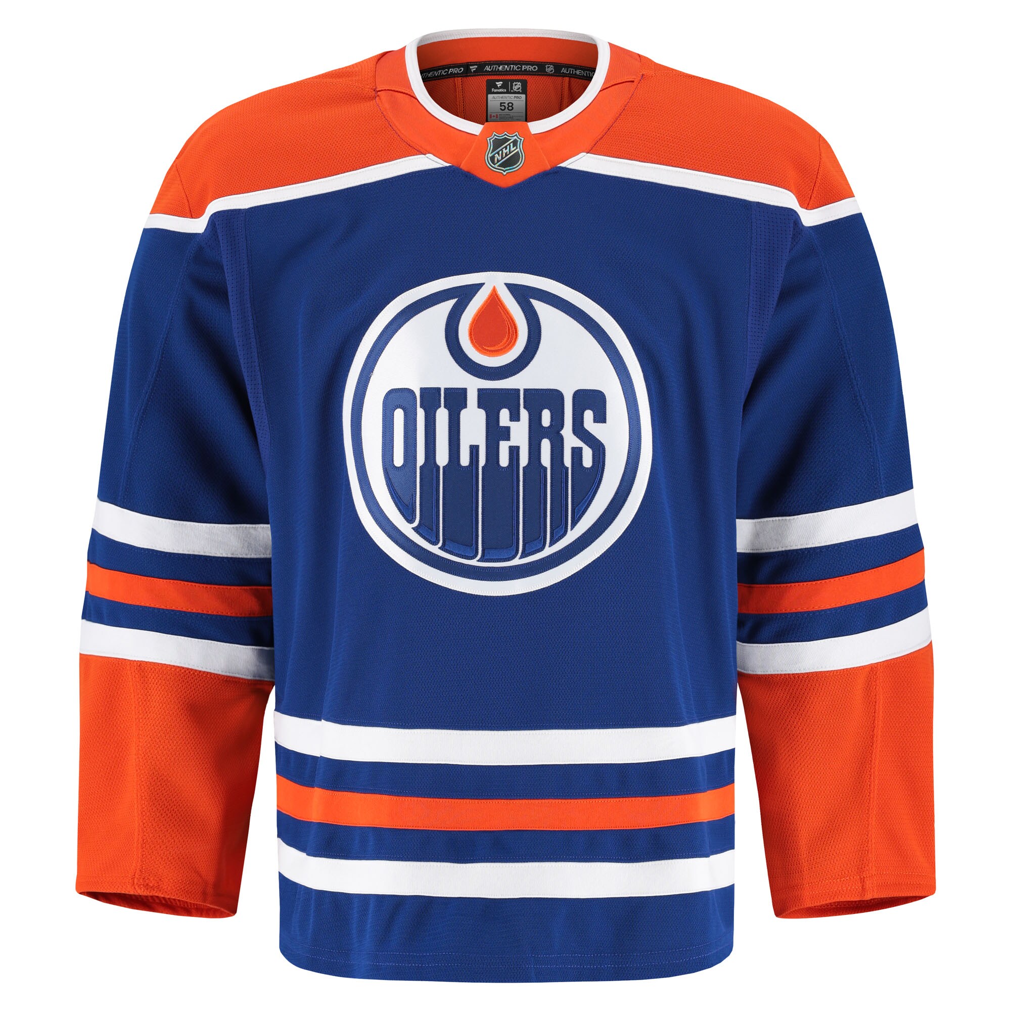 Edmonton Oilers Fanatics Home Authentic Pro Jersey – Royal Clowdercats
