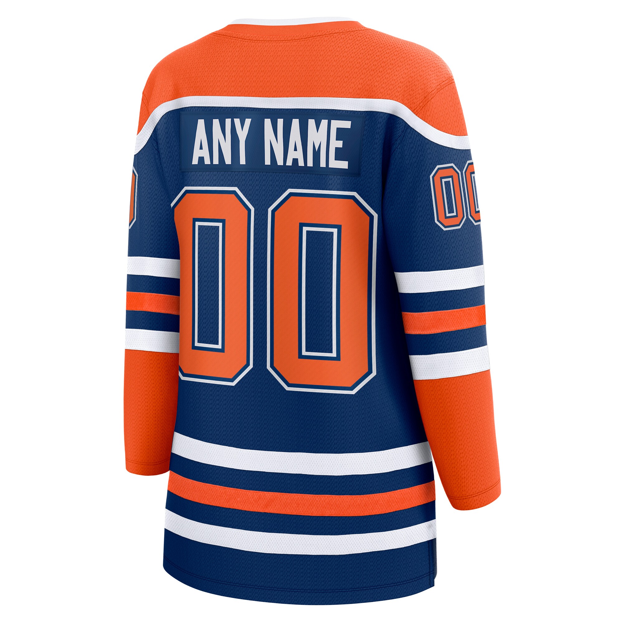 Edmonton Oilers Fanatics Women’s Home Breakaway Custom Jersey – Royal Clowdercats