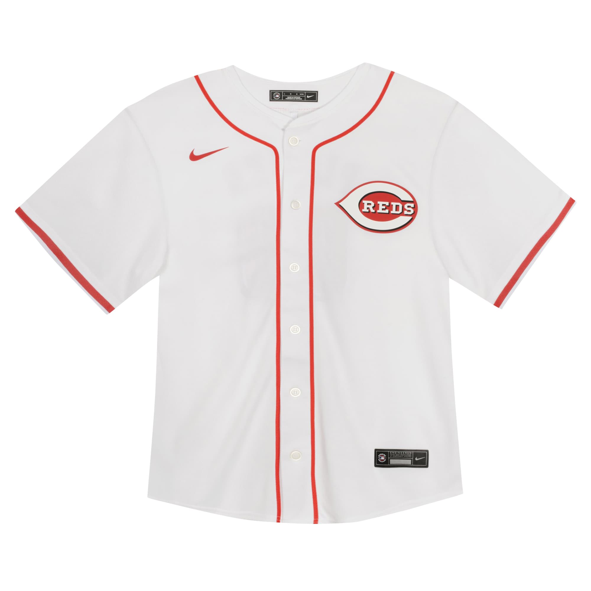 Elly De La Cruz Cincinnati Reds Nike Toddler Game Jersey – White
