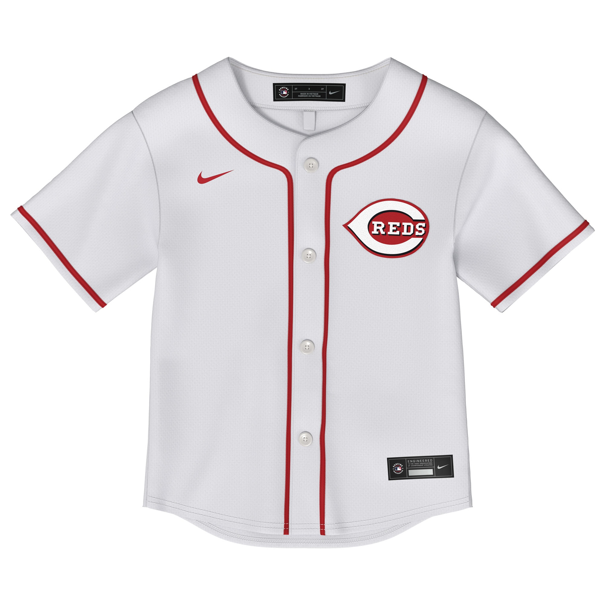 Elly De La Cruz Cincinnati Reds Nike Toddler Home Replica Player Jersey – White