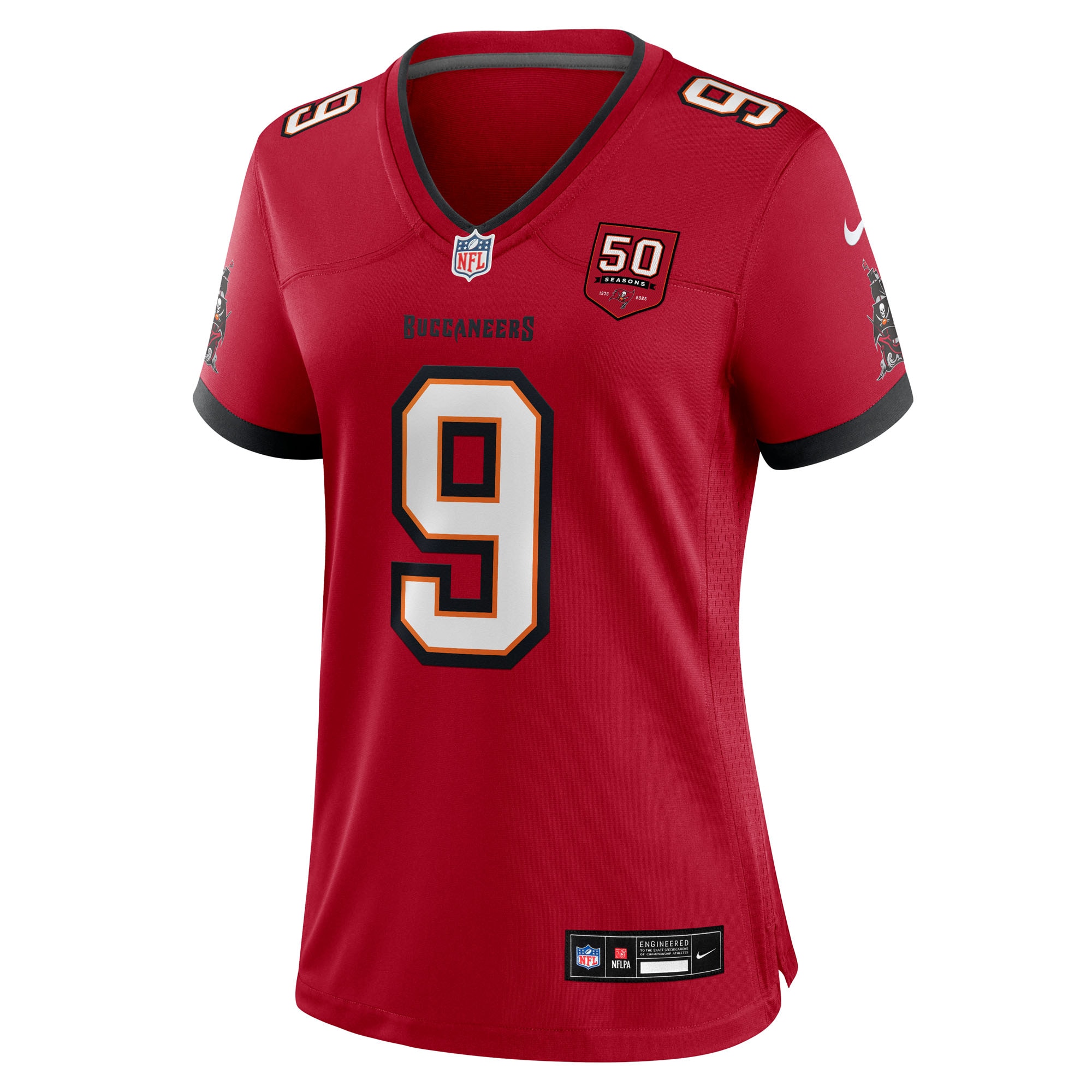 Emeka Egbuka Tampa Bay Buccaneers Nike Women’s 50th Season Team Game Jersey – Red Clowdercats