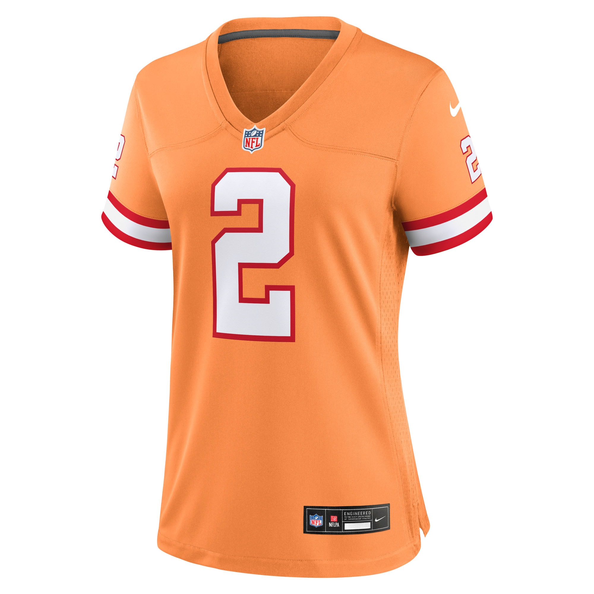 Emeka Egbuka Tampa Bay Buccaneers Nike Women’s Alternate 2 Game Jersey – Creamsicle Clowdercats