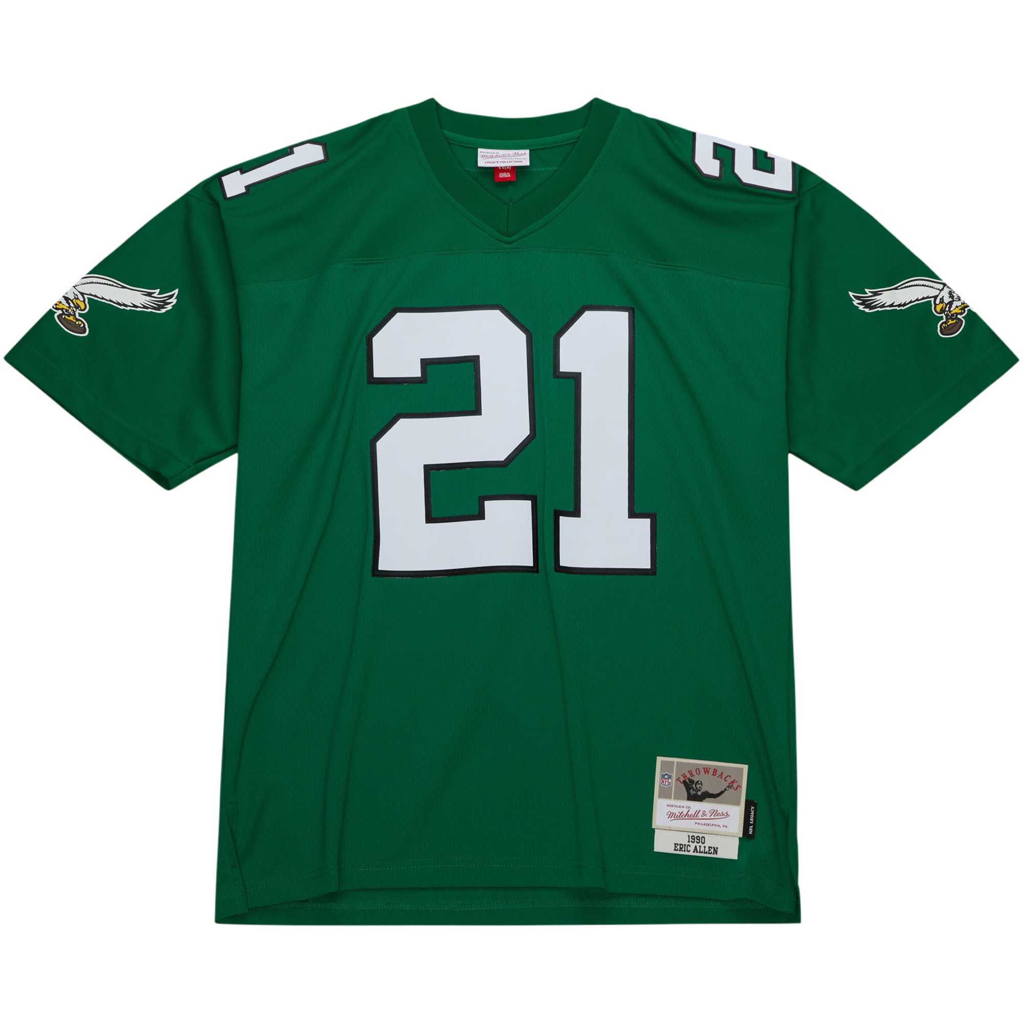 Eric Allen Philadelphia Eagles Mitchell & Ness Legacy Replica Jersey – Kelly Green Clowdercats