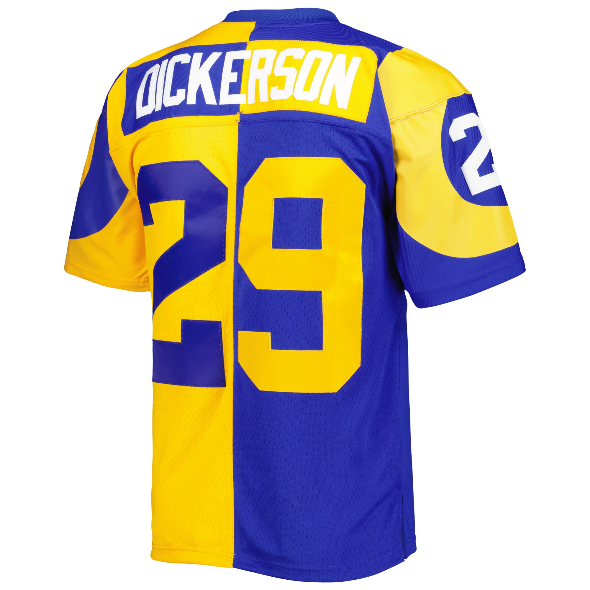 Eric Dickerson Los Angeles Rams Mitchell & Ness 1984 Split Legacy Replica Jersey – Royal/Gold Clowdercats