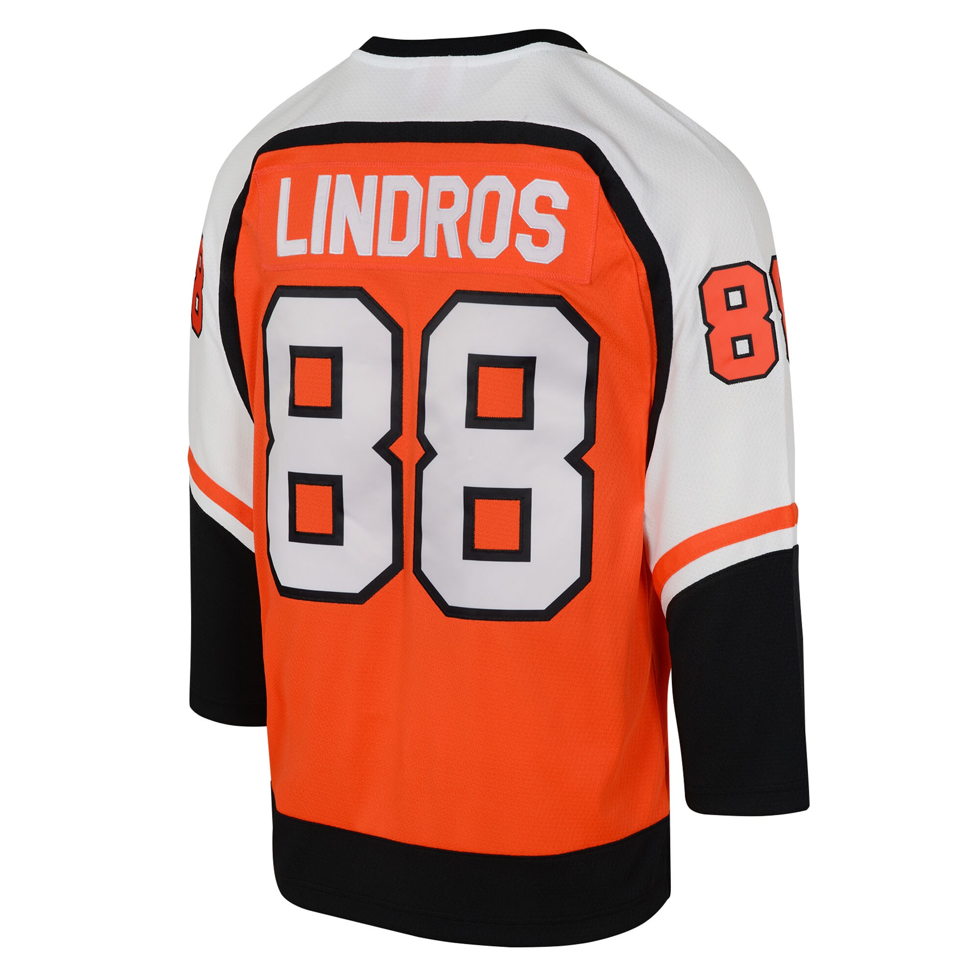 Eric Lindros Philadelphia Flyers Mitchell & Ness Youth 1996/97 Power Play 2.0 Player Jersey with Captain Patch – Orange Clowdercats