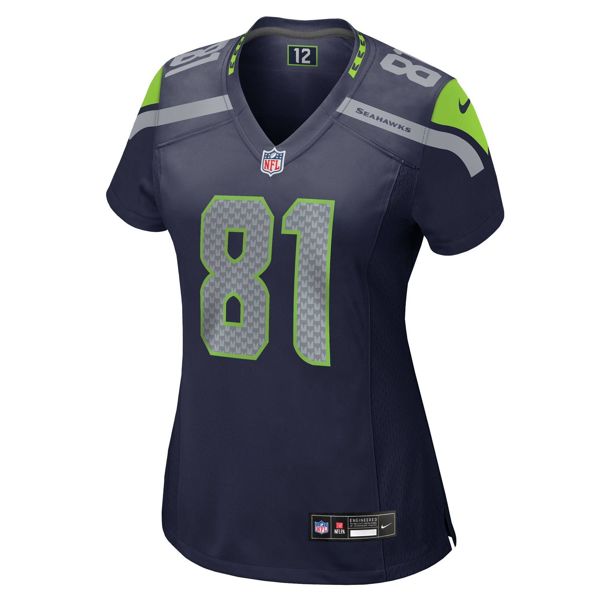 Eric Saubert Seattle Seahawks Nike Women’s Team Game Jersey – College Navy Clowdercats