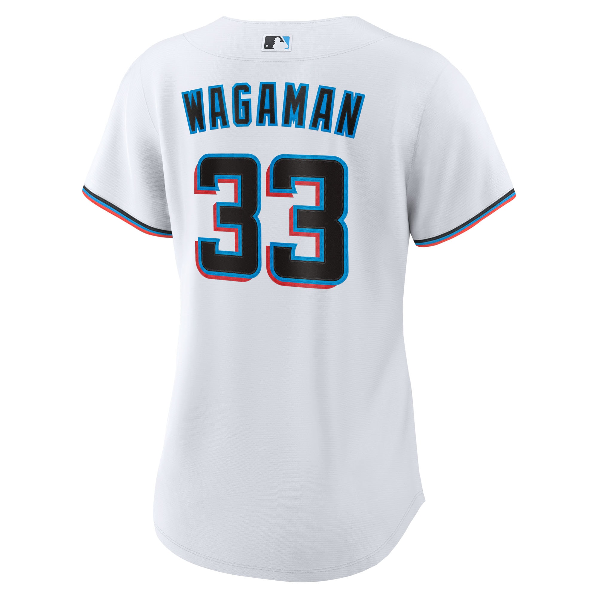 Eric Wagaman Miami Marlins Nike Women’s Home Replica Jersey – White