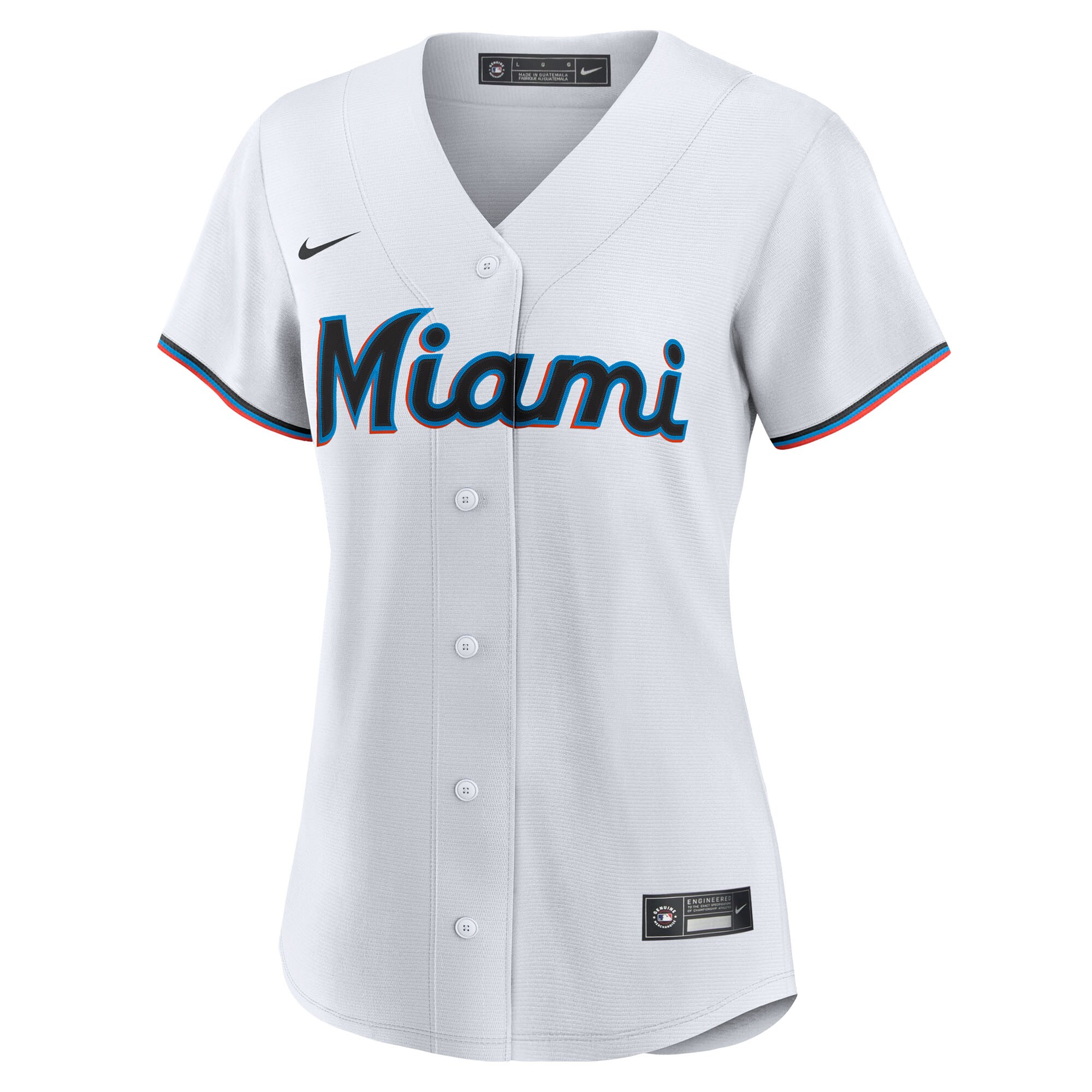 Eric Wagaman Miami Marlins Nike Women’s Home Replica Jersey – White