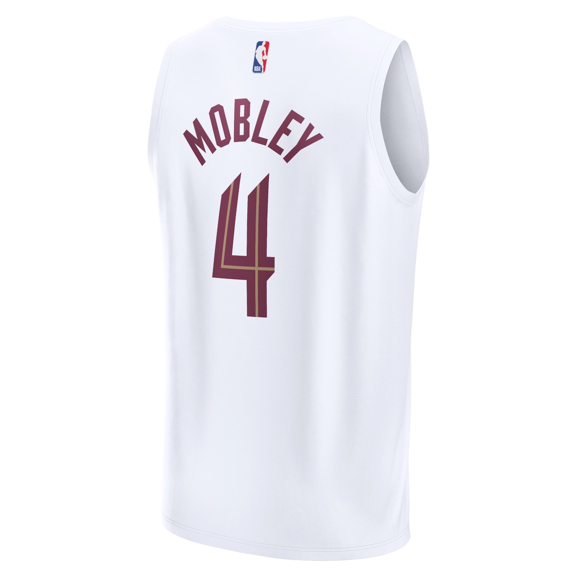 Evan Mobley Cleveland Cavaliers Fanatics Fast Break Replica Player Jersey – Association Edition – White Clowdercats