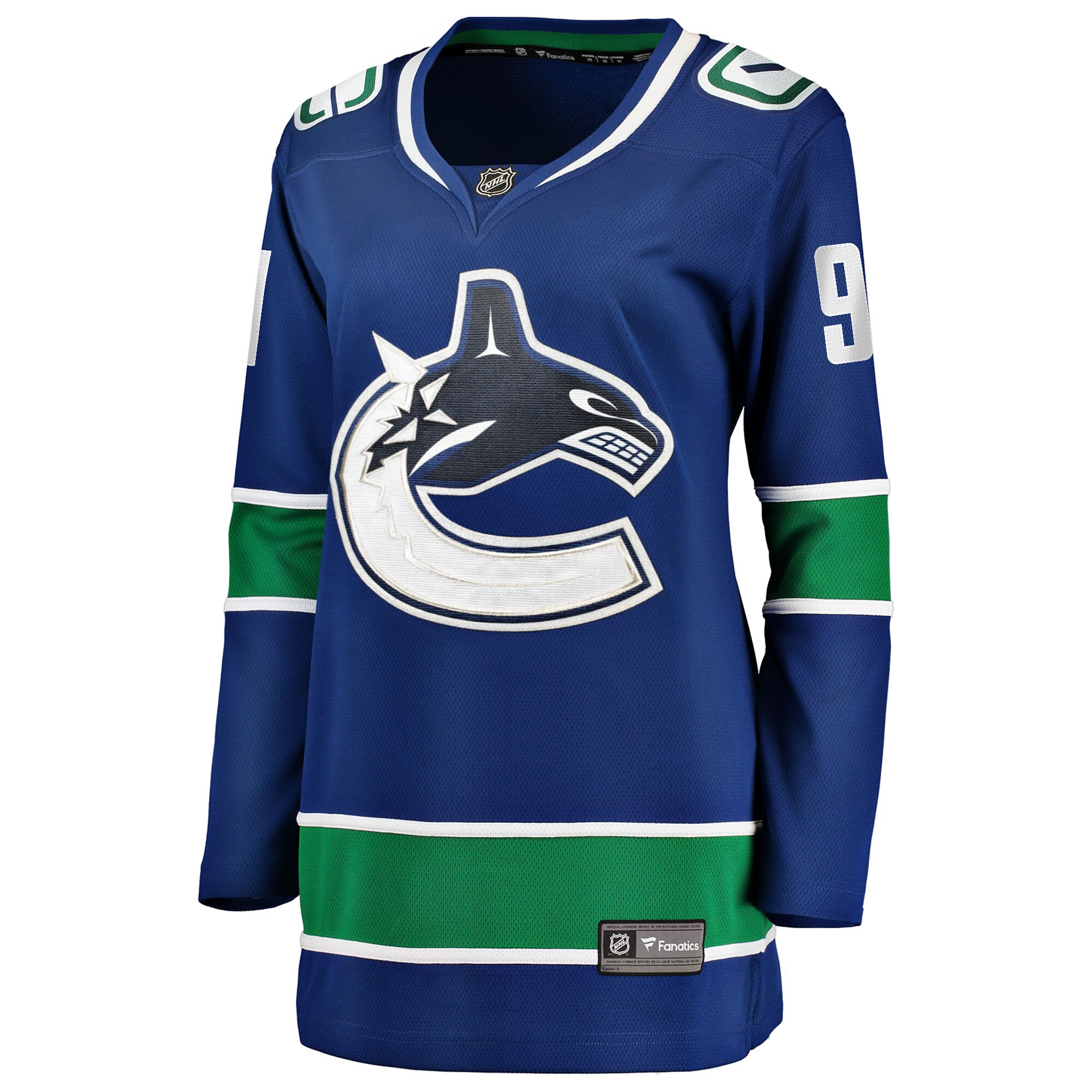 Evander Kane Vancouver Canucks Fanatics Women’s Home Breakaway Player Jersey – Blue Clowdercats