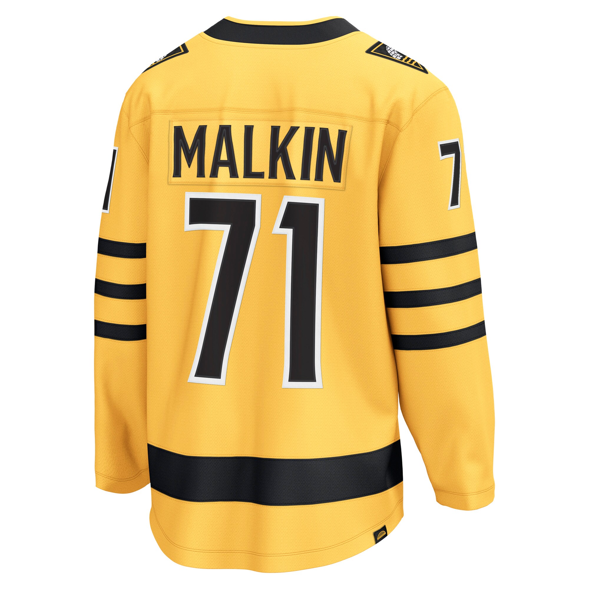 Evgeni Malkin Pittsburgh Penguins Fanatics Alternate Breakaway Player Jersey – Gold Clowdercats