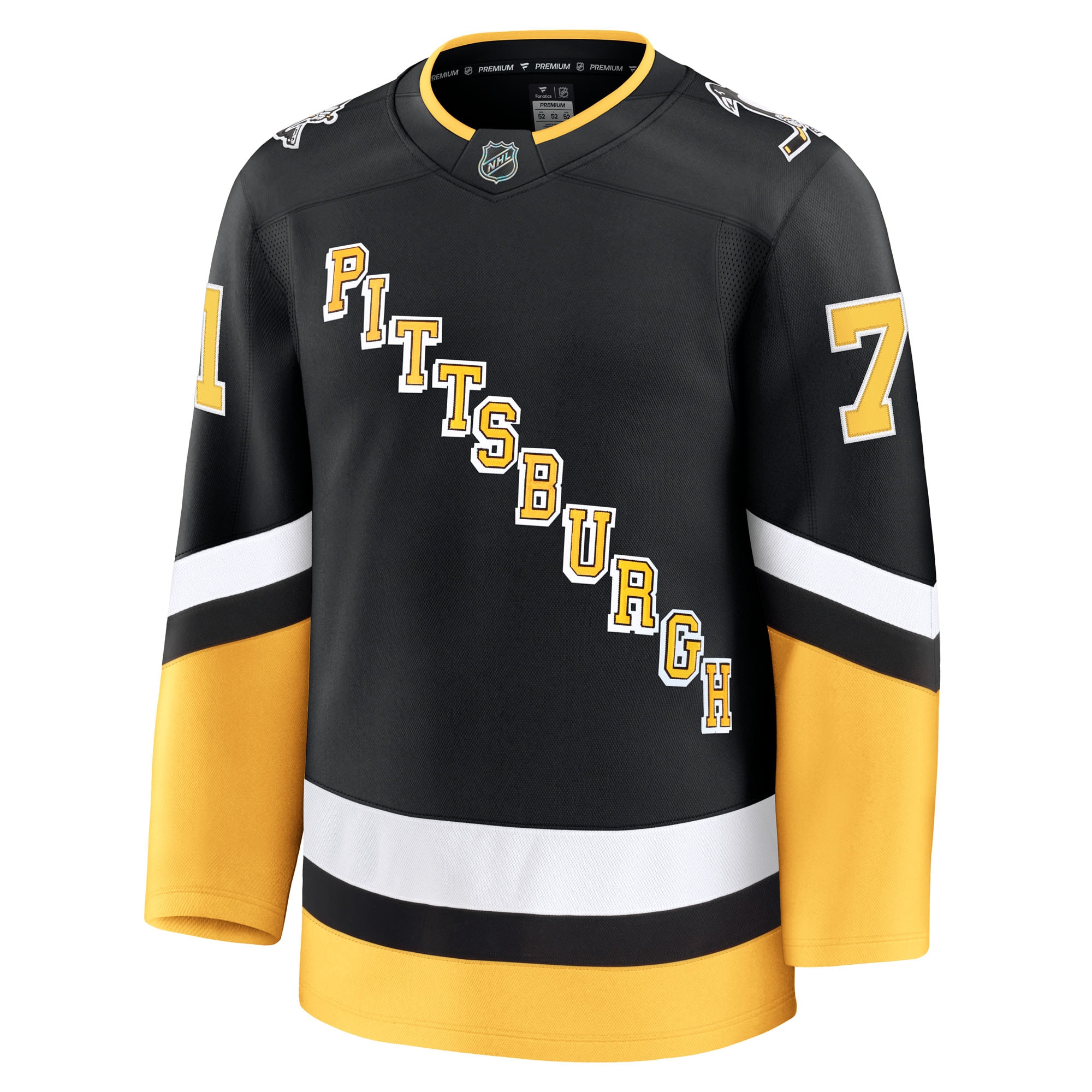 Evgeni Malkin Pittsburgh Penguins Fanatics Alternate Premium Jersey – Black Clowdercats