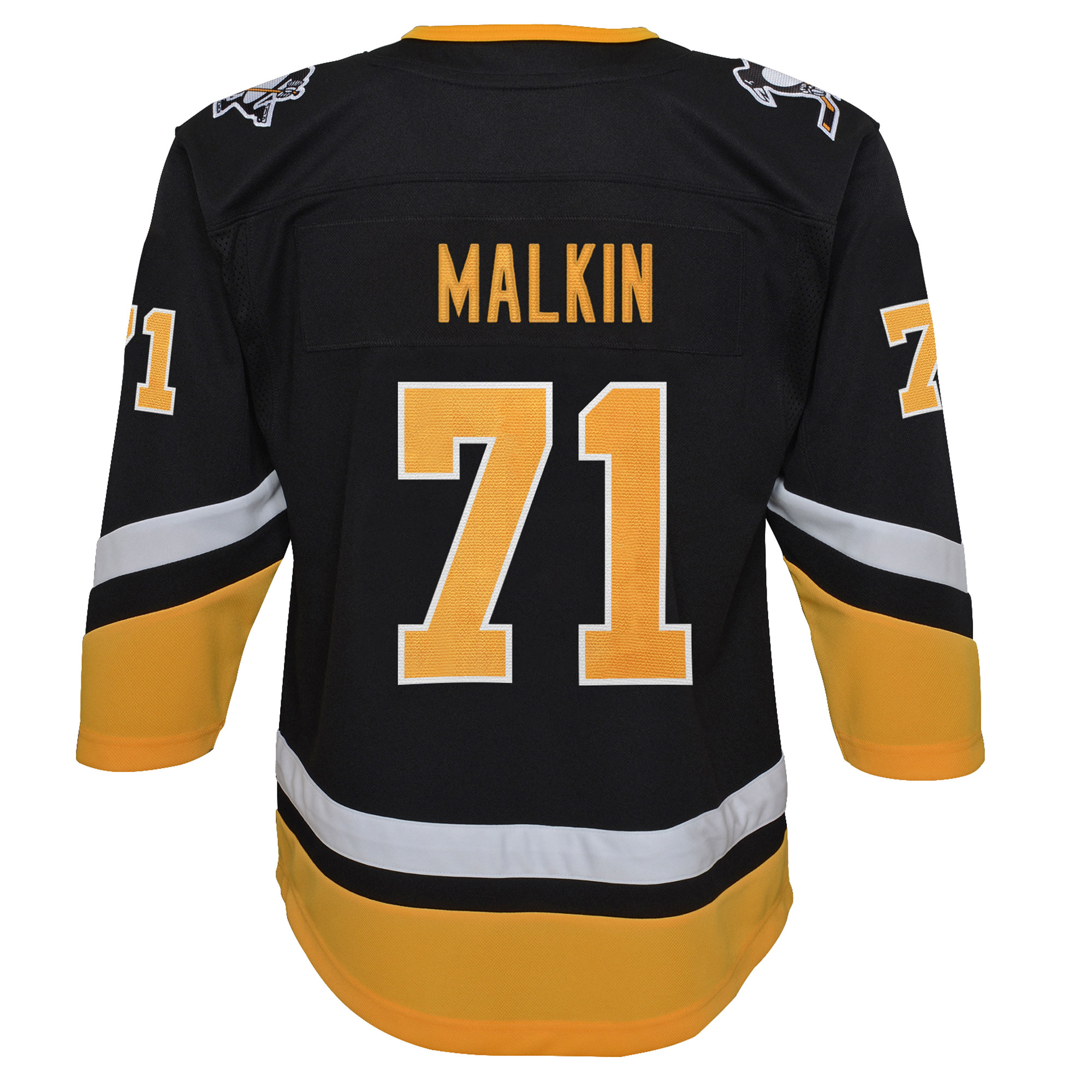 Evgeni Malkin Pittsburgh Penguins Youth 2021/22 Alternate Premier Player Jersey – Black Clowdercats