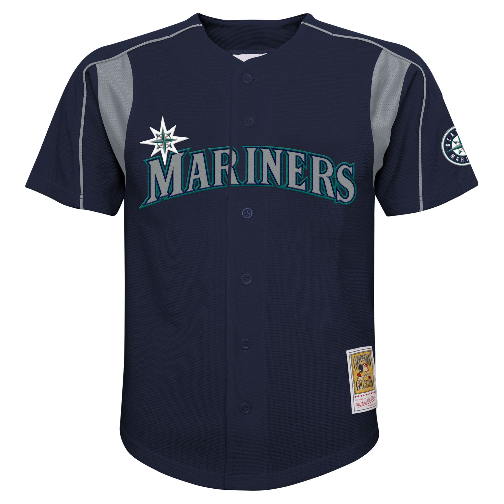 Felix Hernandez Seattle Mariners Mitchell & Ness Toddler Throwback Mesh Batting Practice Jersey – Navy